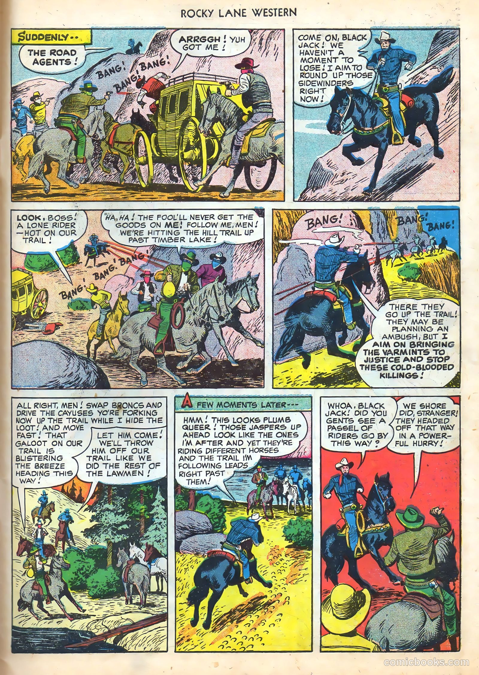 Rocky Lane Western #16 — page 43 of 52