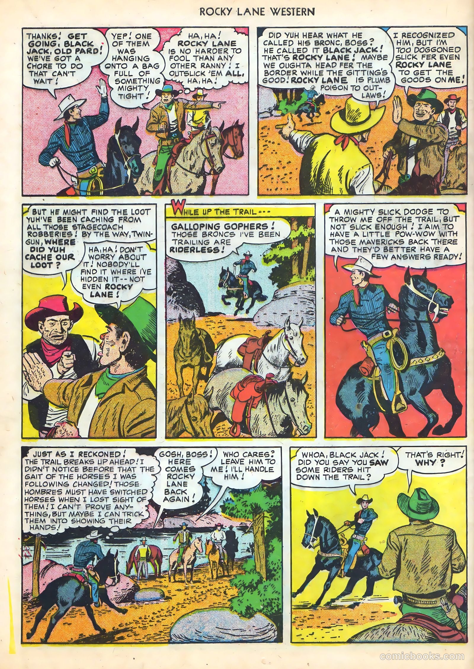 Rocky Lane Western #16 — page 44 of 52