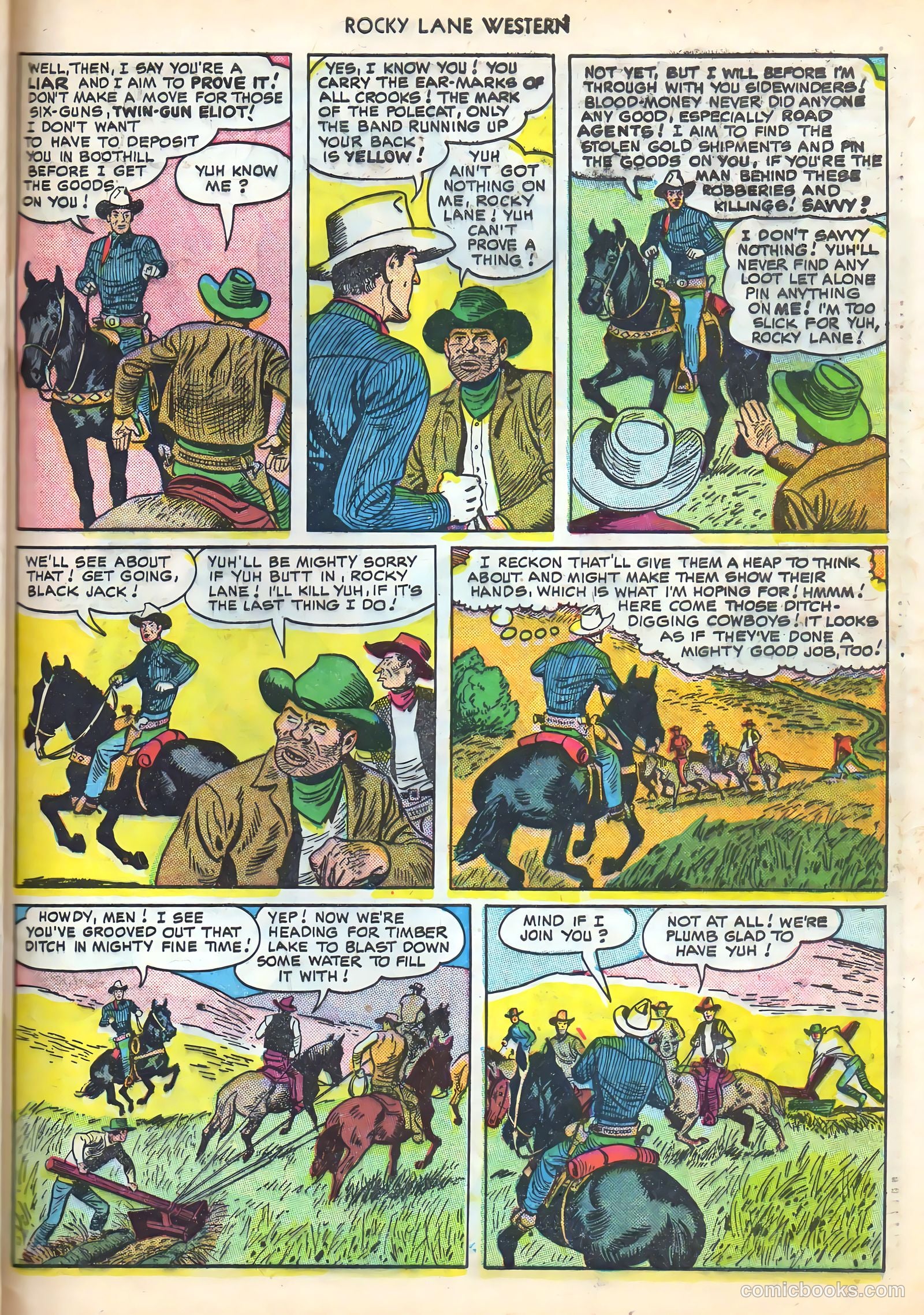 Rocky Lane Western #16 — page 45 of 52