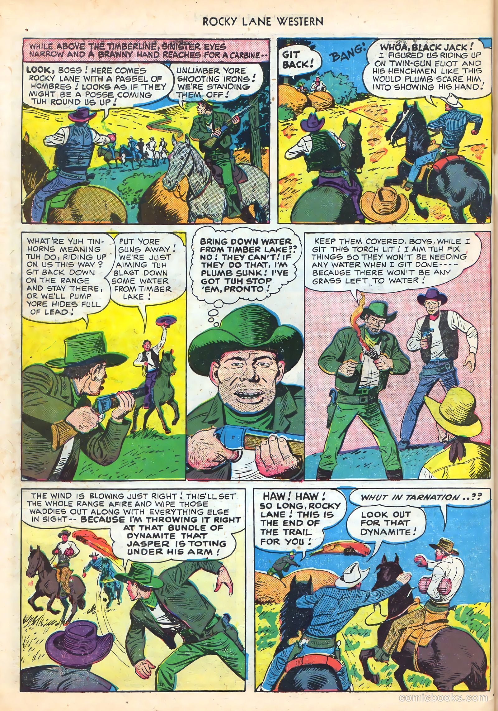 Rocky Lane Western #16 — page 46 of 52