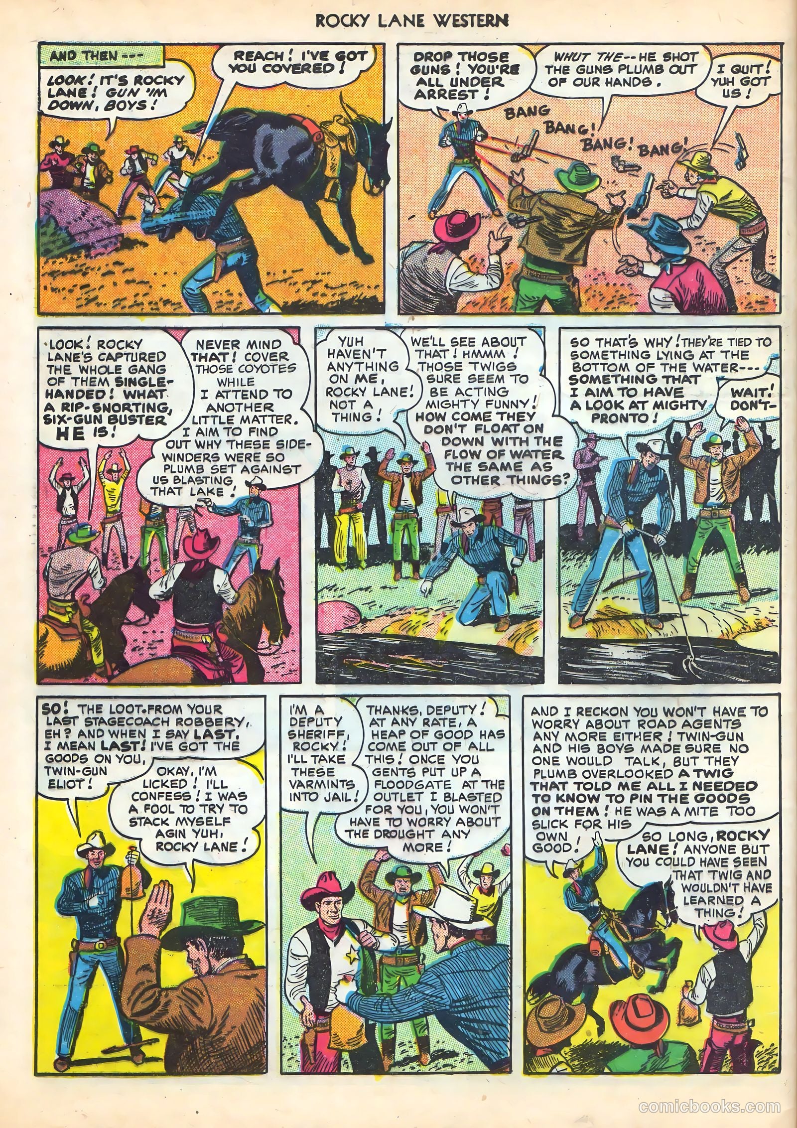 Rocky Lane Western #16 — page 48 of 52