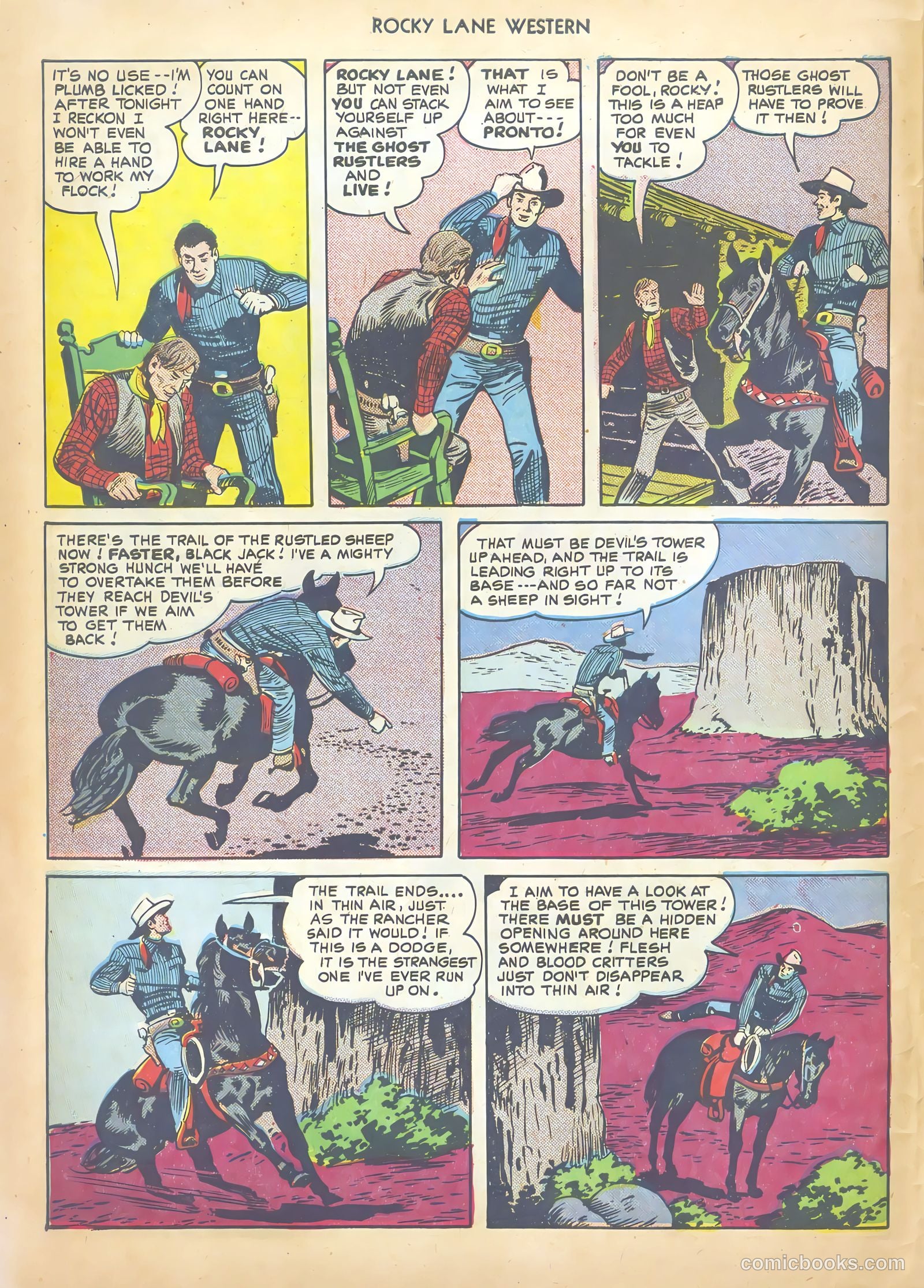 Rocky Lane Western #17 — page 6 of 52