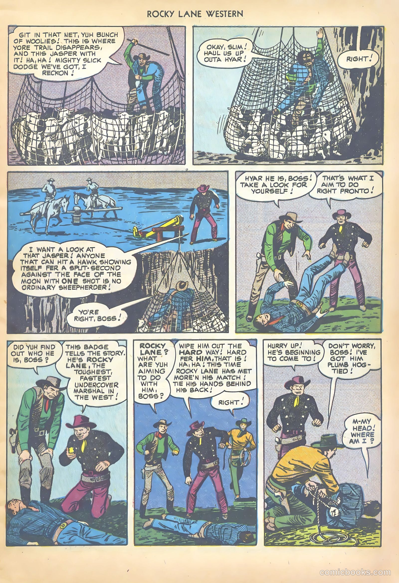 Rocky Lane Western #17 — page 9 of 52
