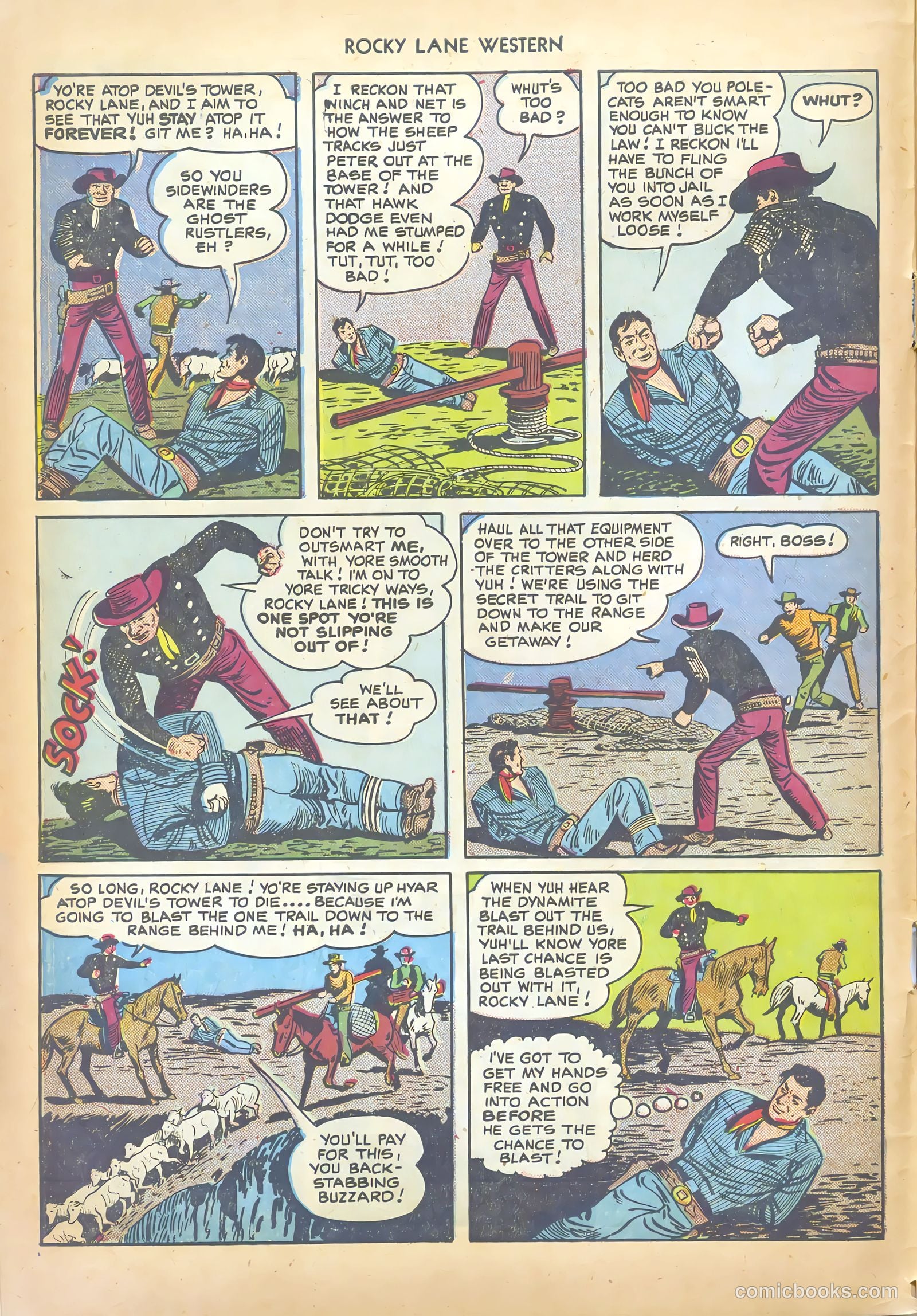 Rocky Lane Western #17 — page 10 of 52