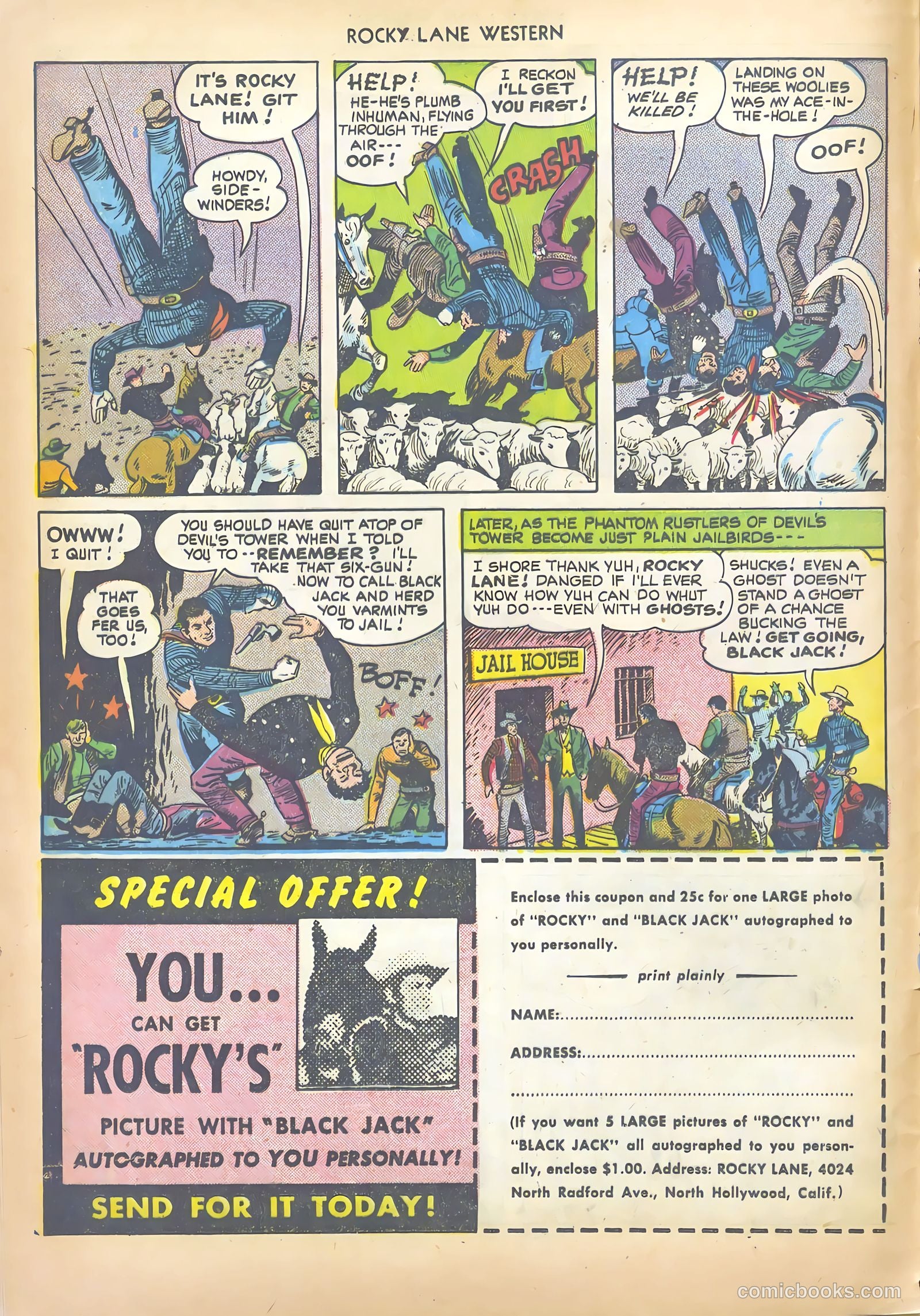 Rocky Lane Western #17 — page 12 of 52
