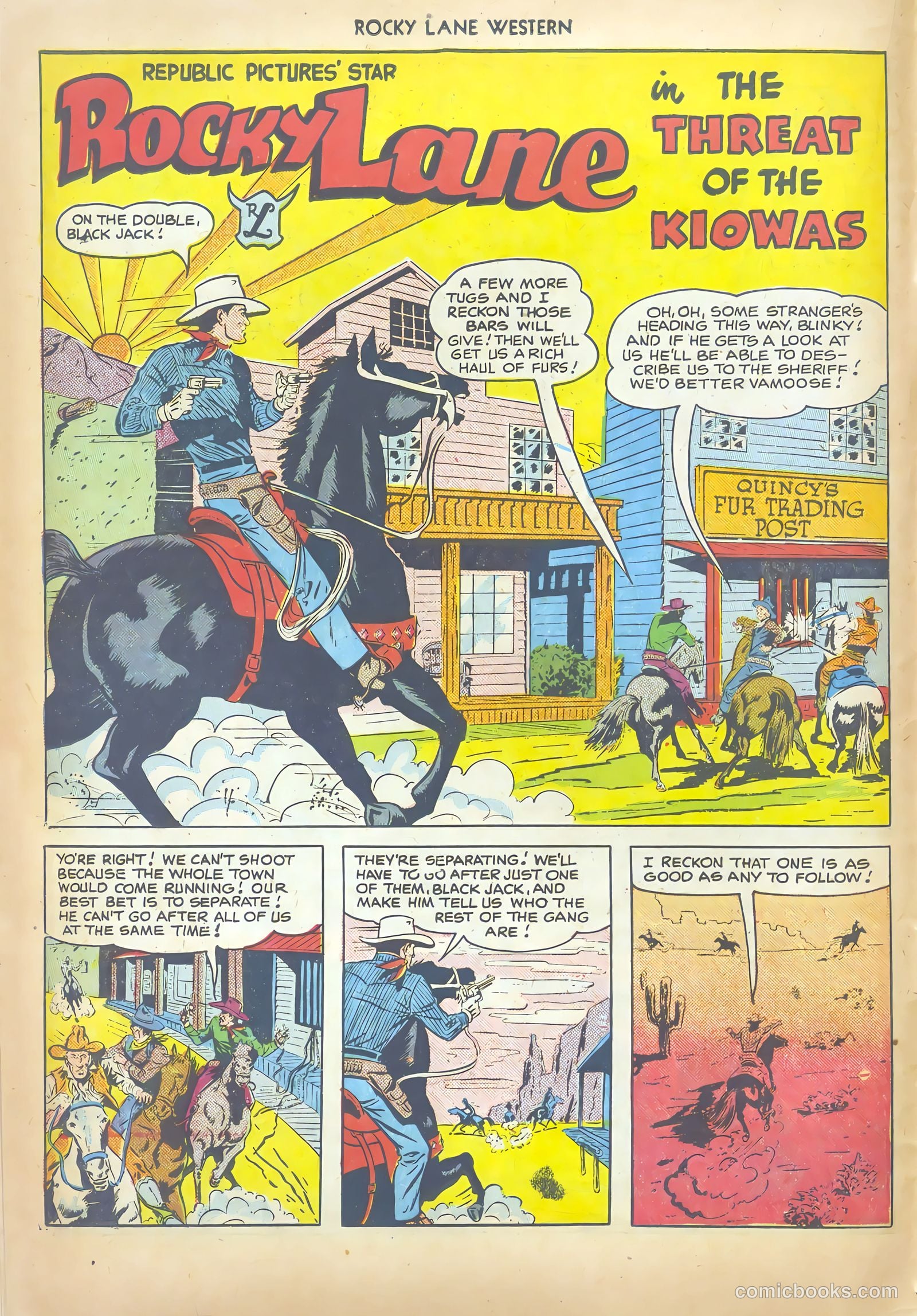 Rocky Lane Western #17 — page 14 of 52