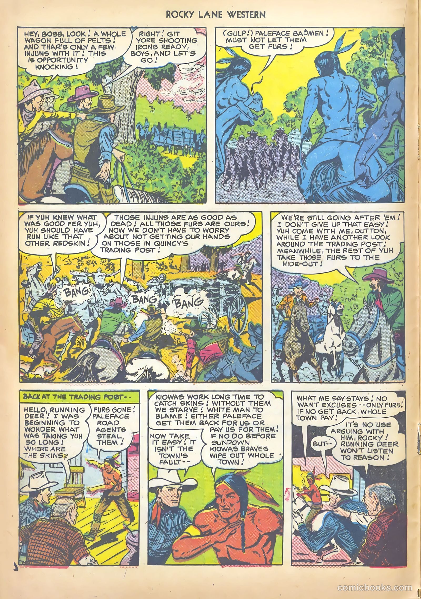 Rocky Lane Western #17 — page 16 of 52