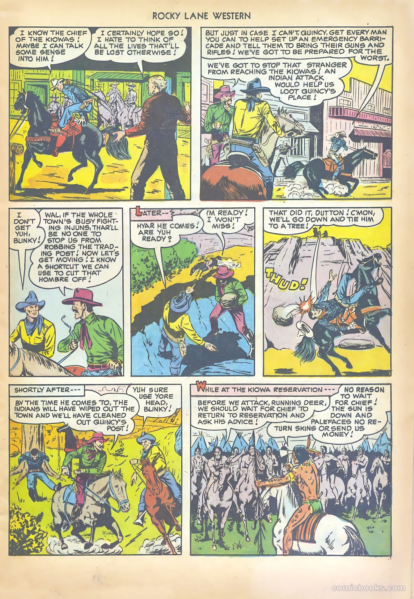 Rocky Lane Western #17 — page 17 of 52