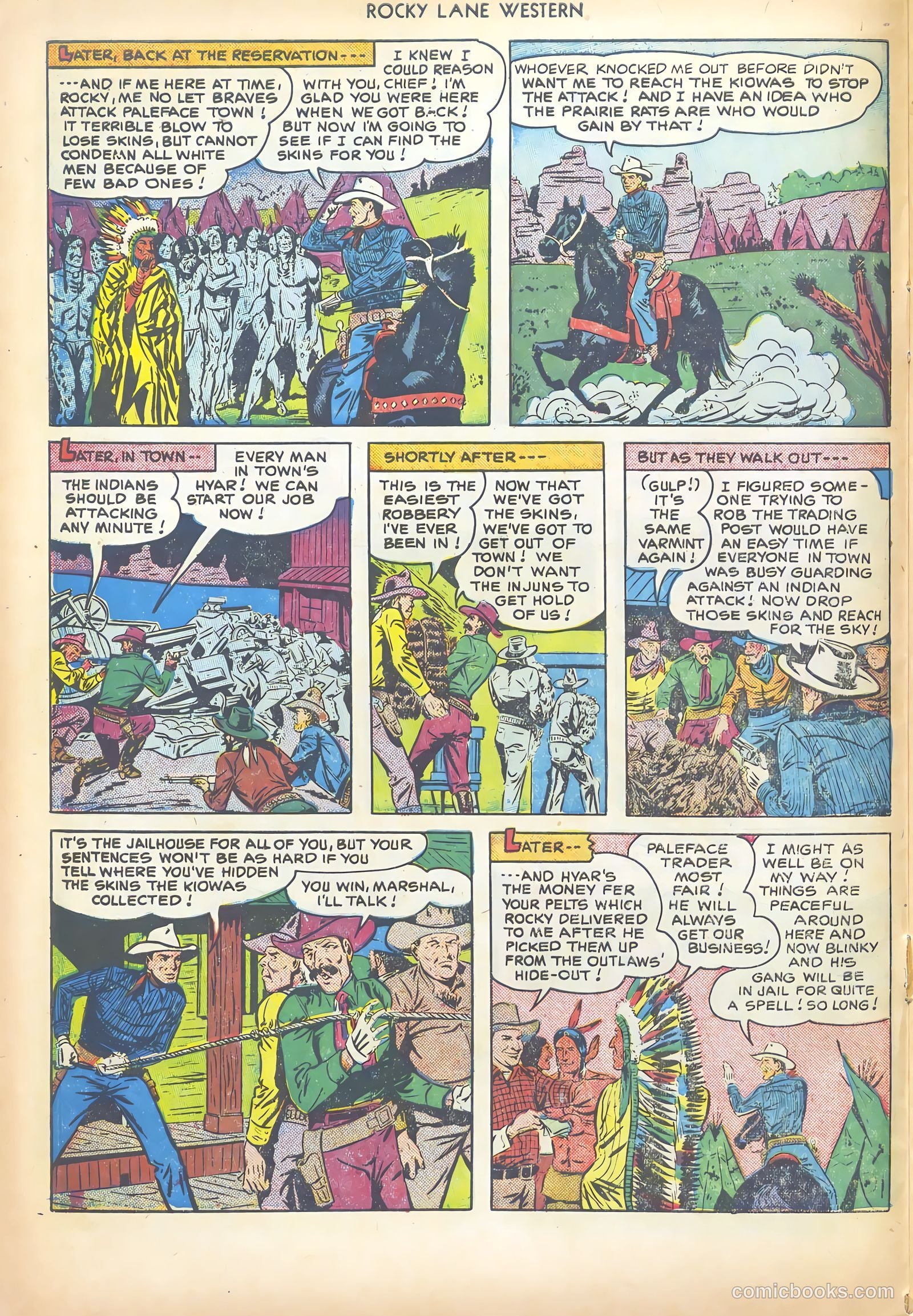 Rocky Lane Western #17 — page 20 of 52