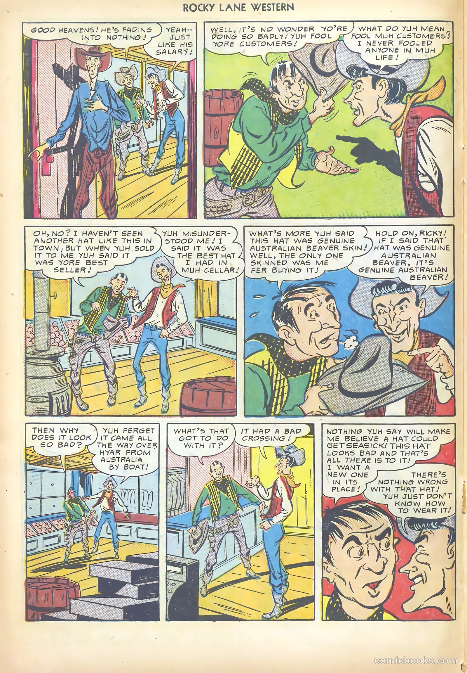 Rocky Lane Western #17 — page 22 of 52