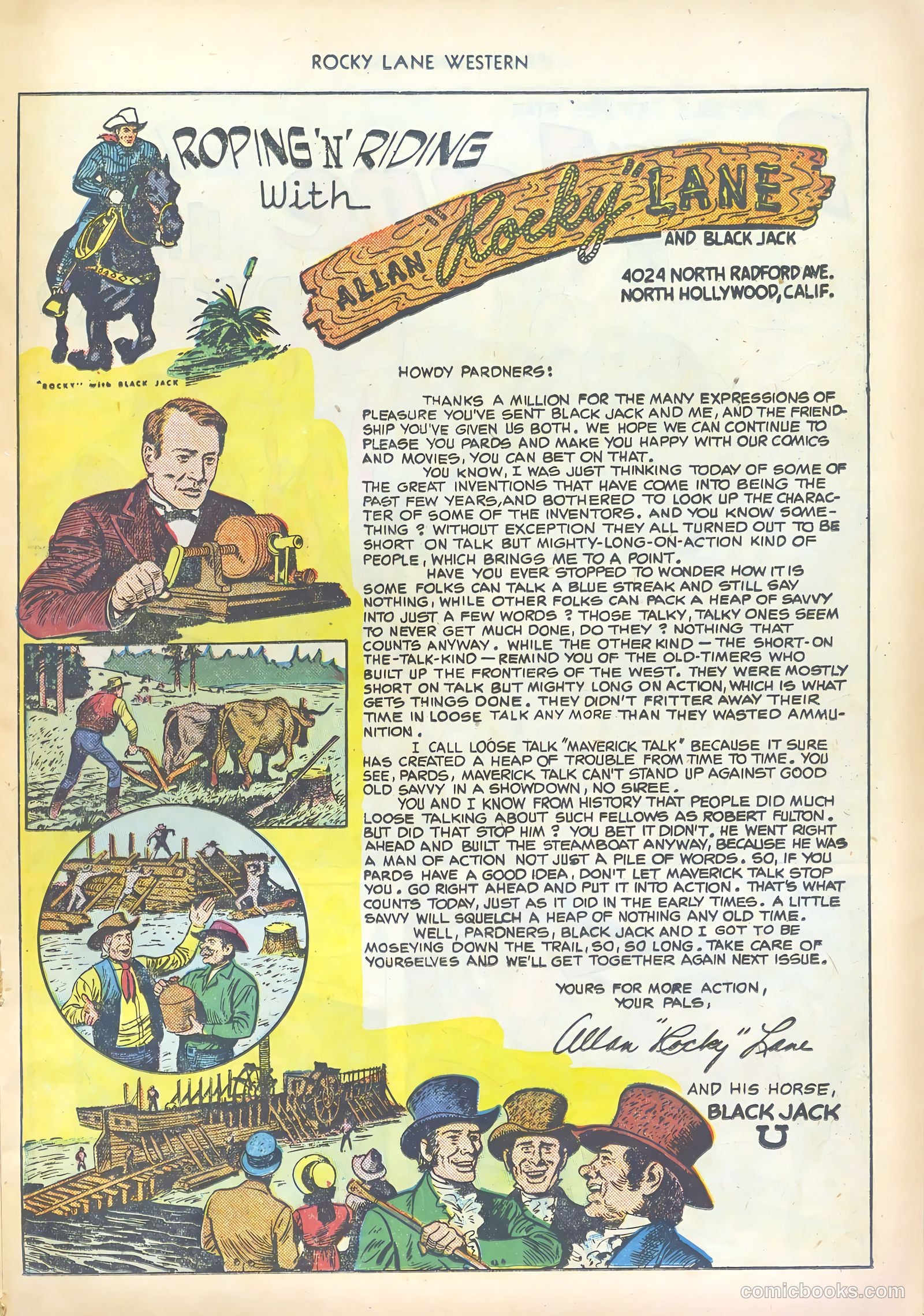 Rocky Lane Western #17 — page 25 of 52