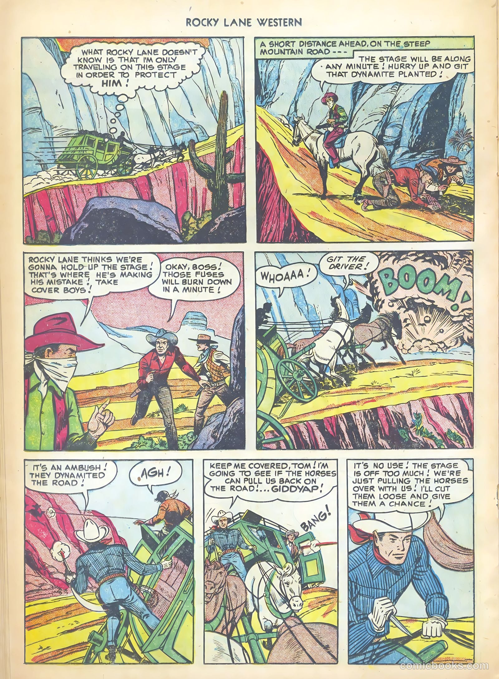 Rocky Lane Western #17 — page 28 of 52