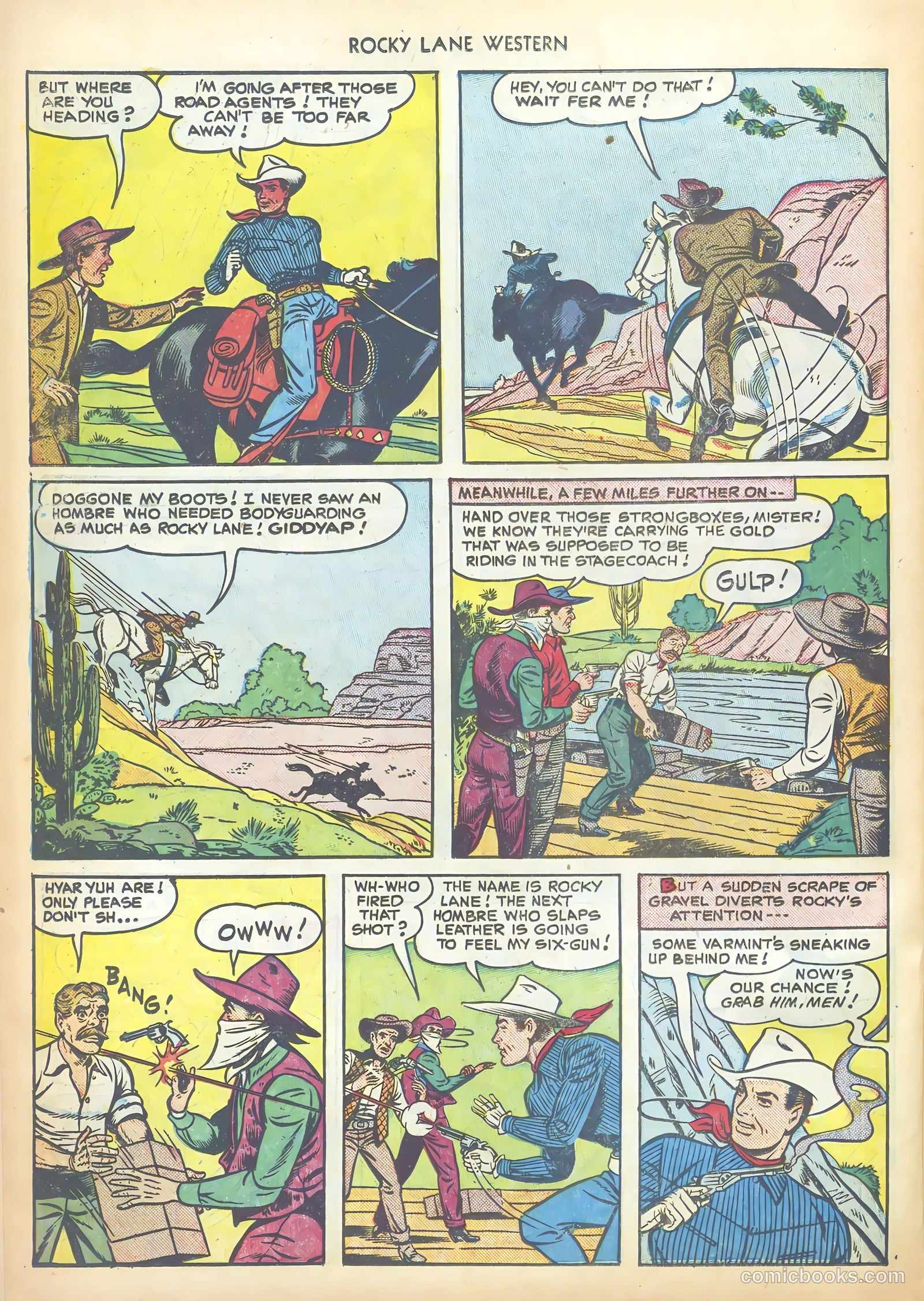 Rocky Lane Western #17 — page 30 of 52