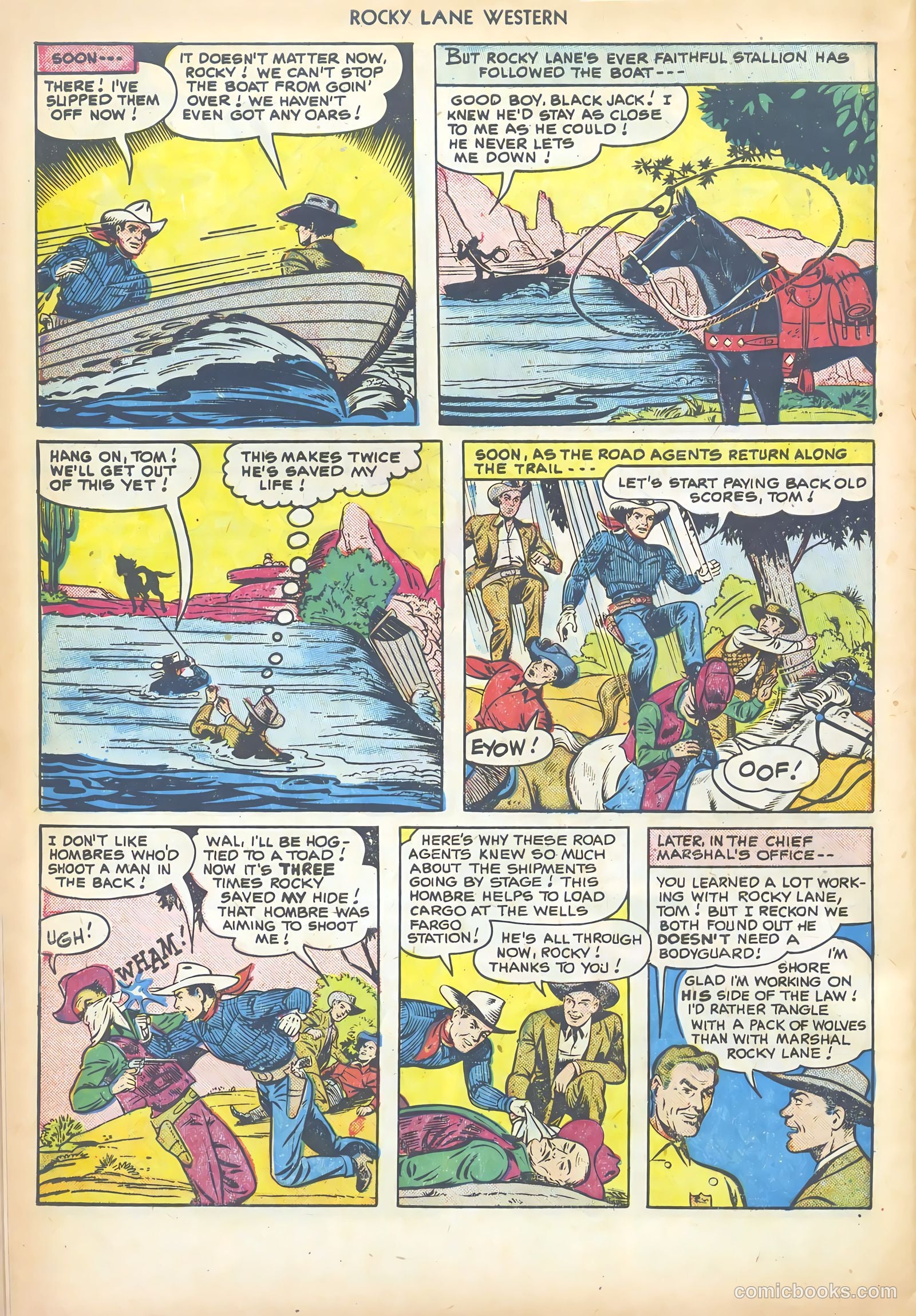 Rocky Lane Western #17 — page 32 of 52