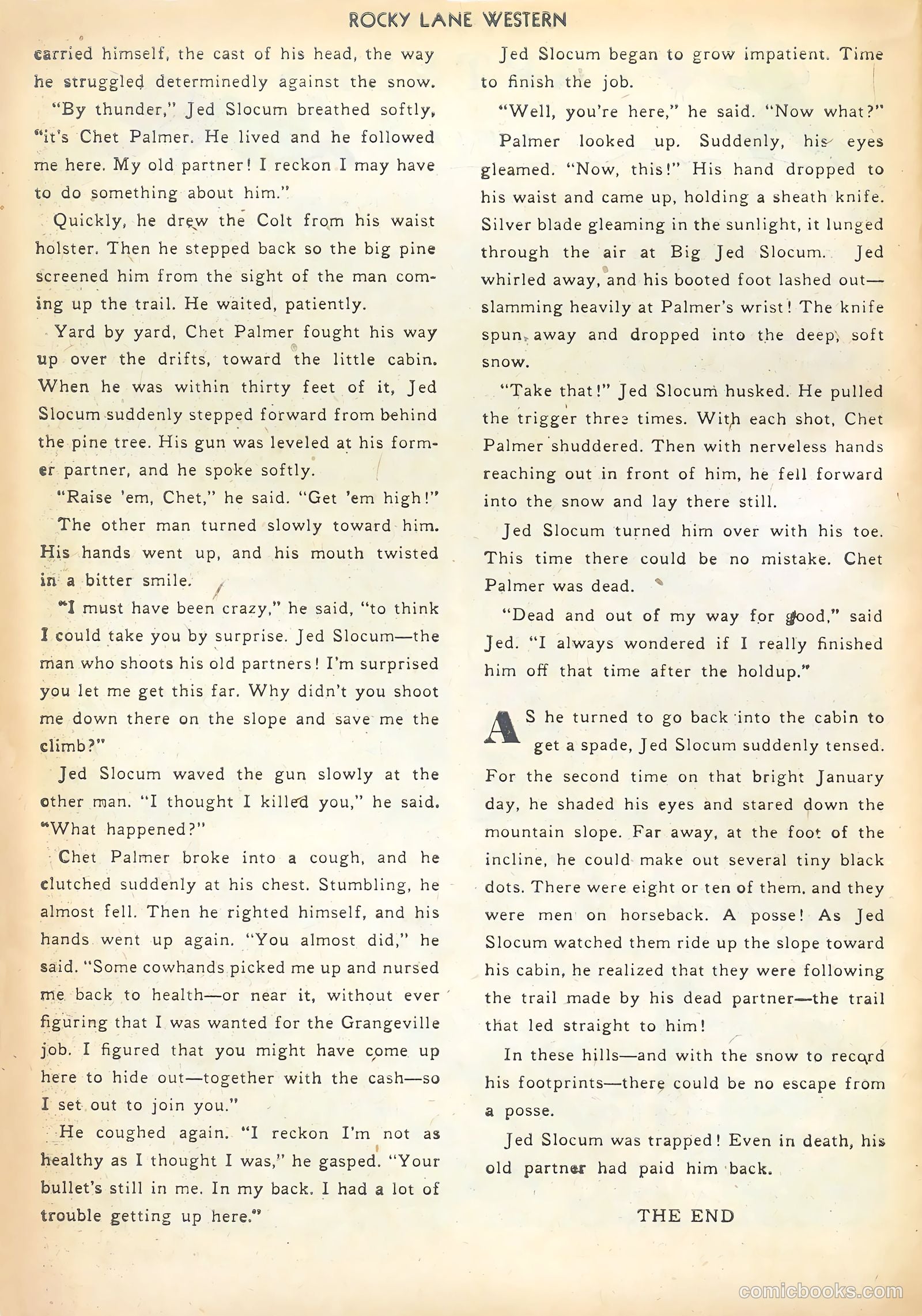 Rocky Lane Western #17 — page 34 of 52