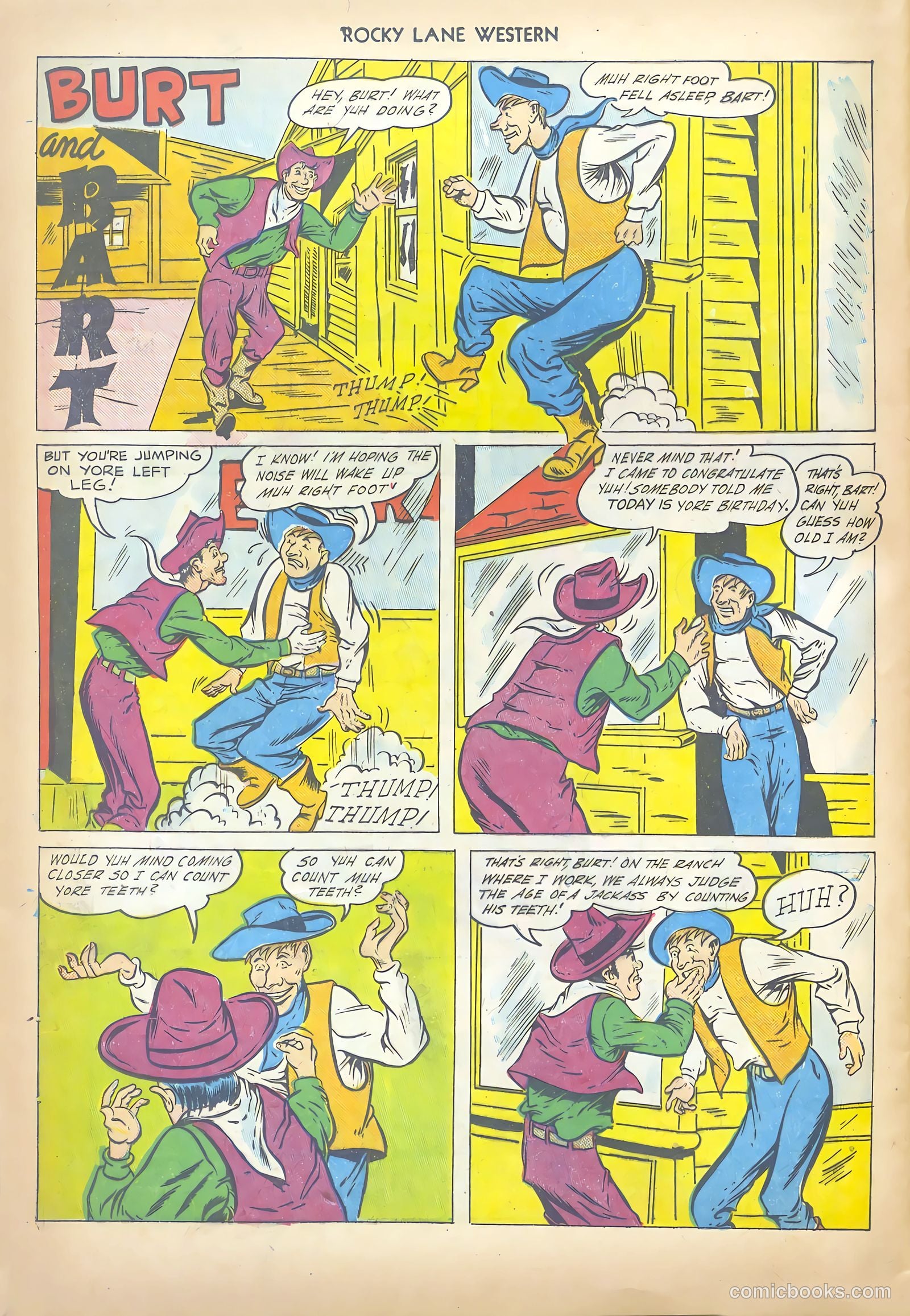 Rocky Lane Western #17 — page 36 of 52