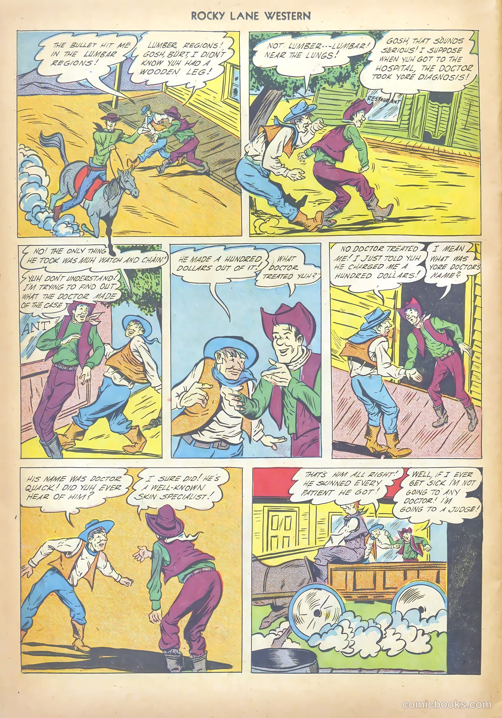 Rocky Lane Western #17 — page 38 of 52