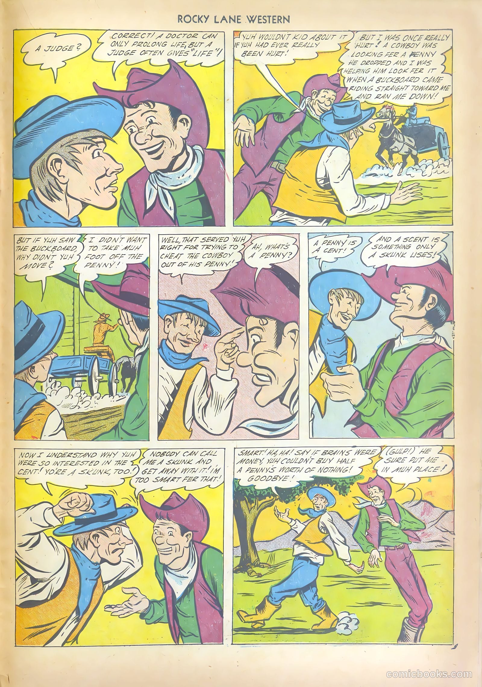 Rocky Lane Western #17 — page 39 of 52
