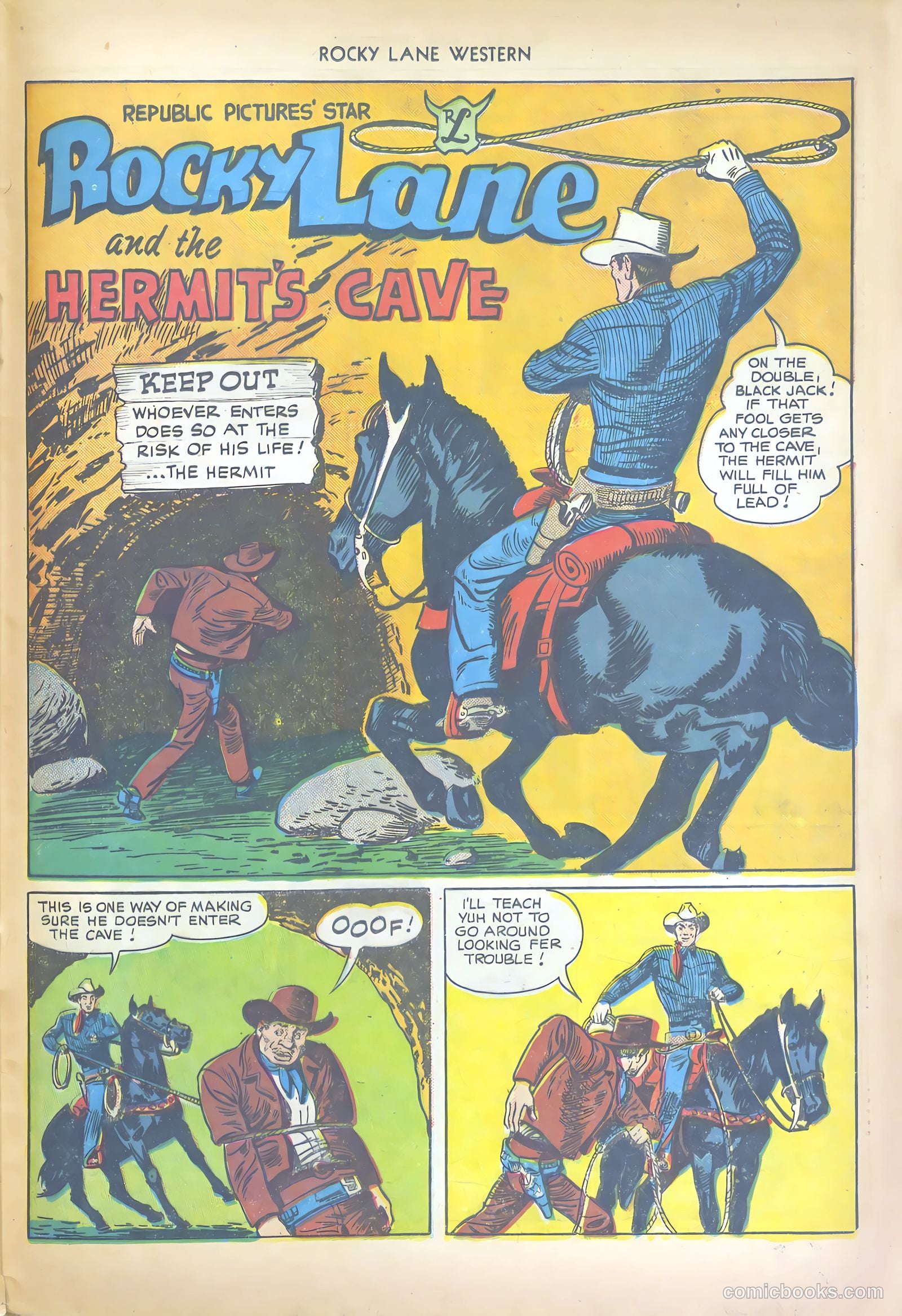 Rocky Lane Western #17 — page 41 of 52