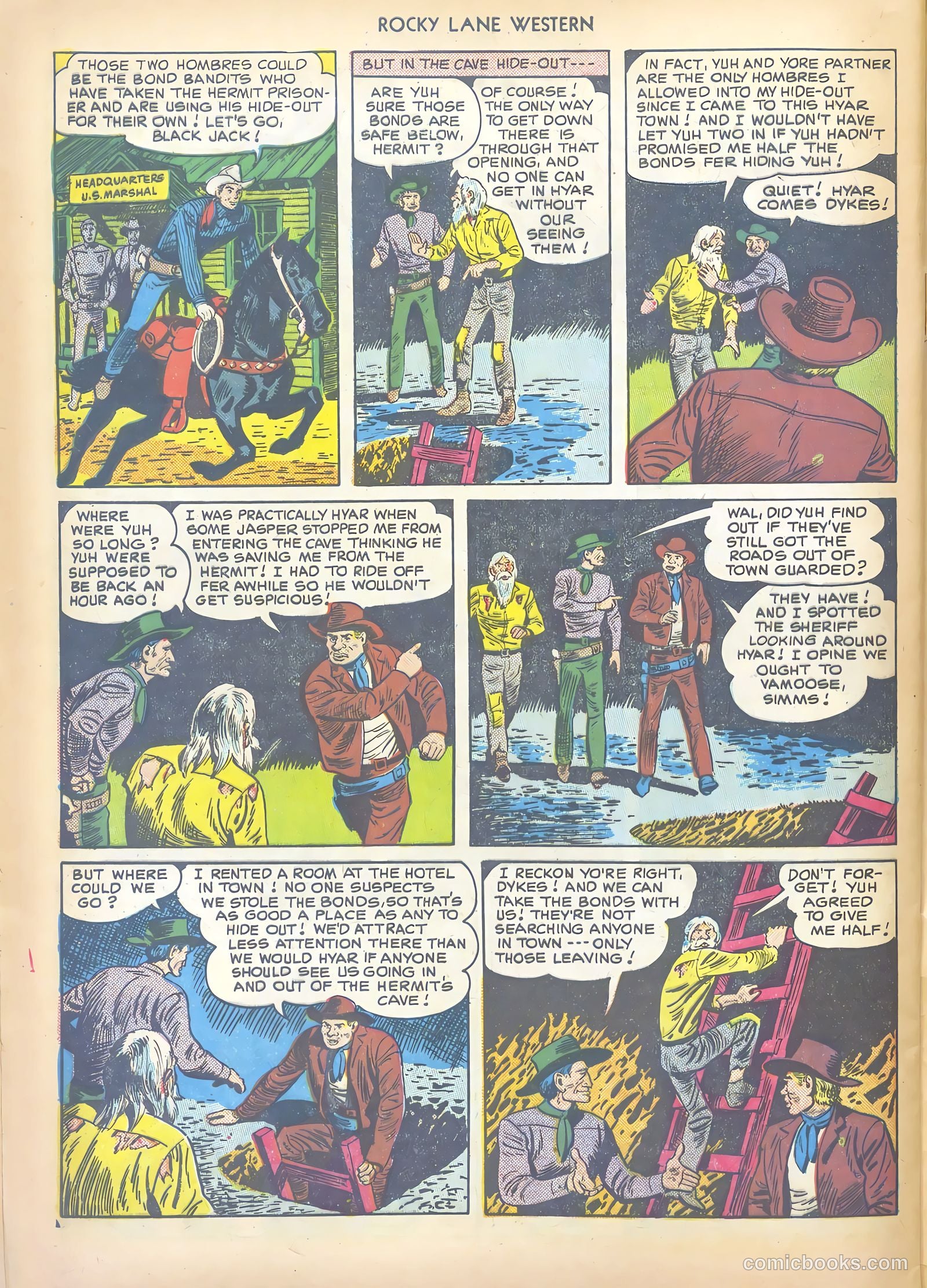 Rocky Lane Western #17 — page 44 of 52