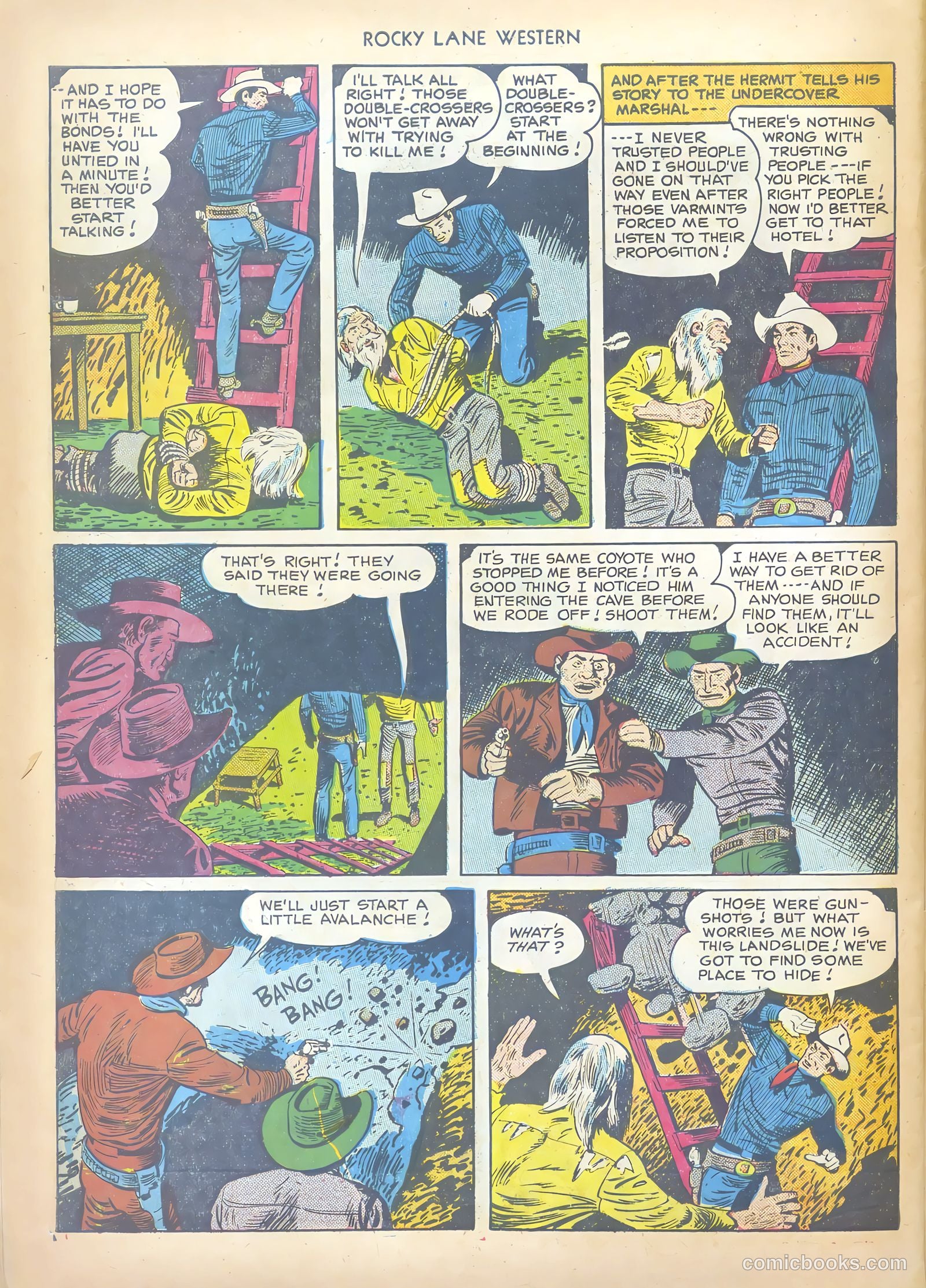 Rocky Lane Western #17 — page 46 of 52