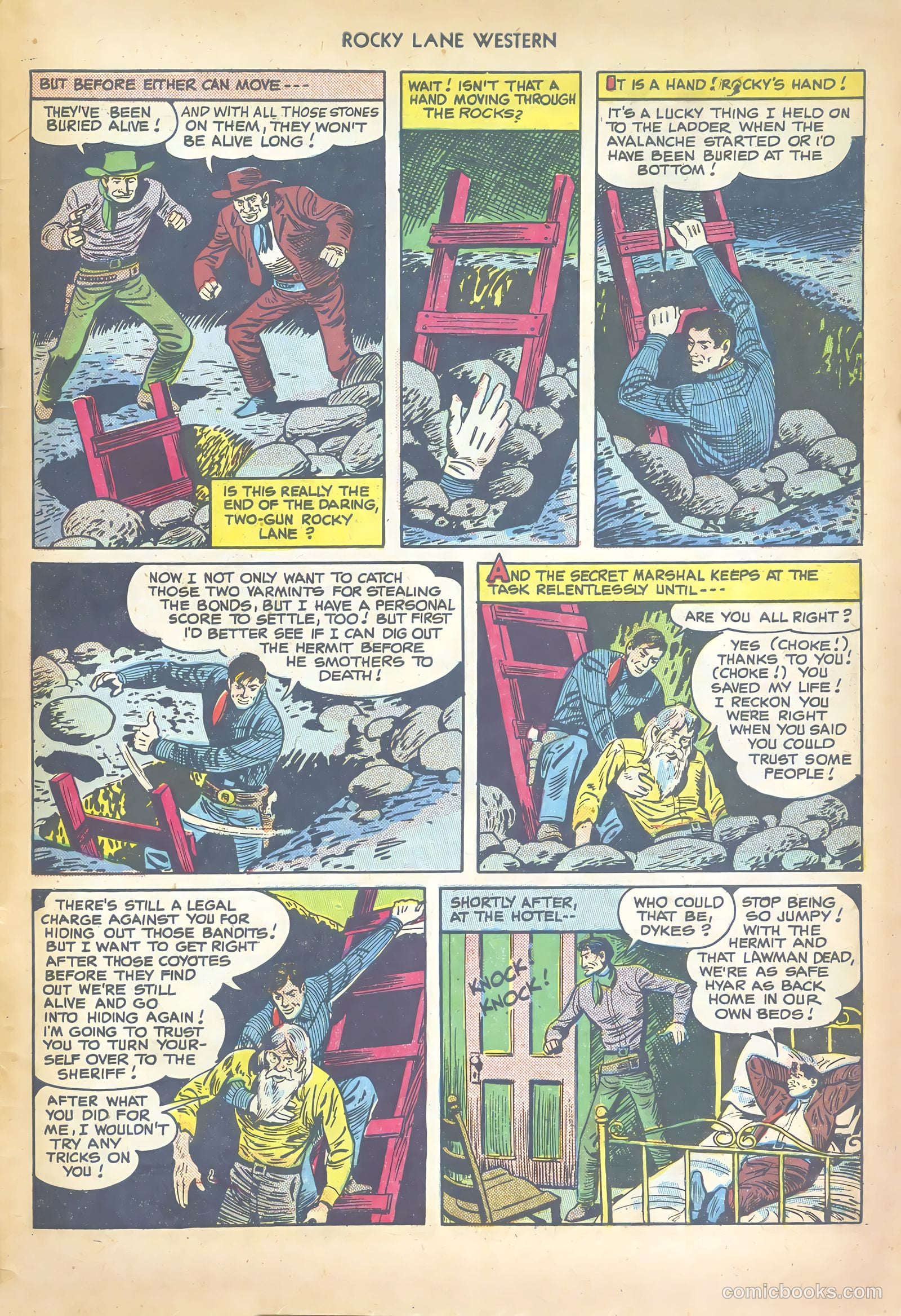 Rocky Lane Western #17 — page 47 of 52