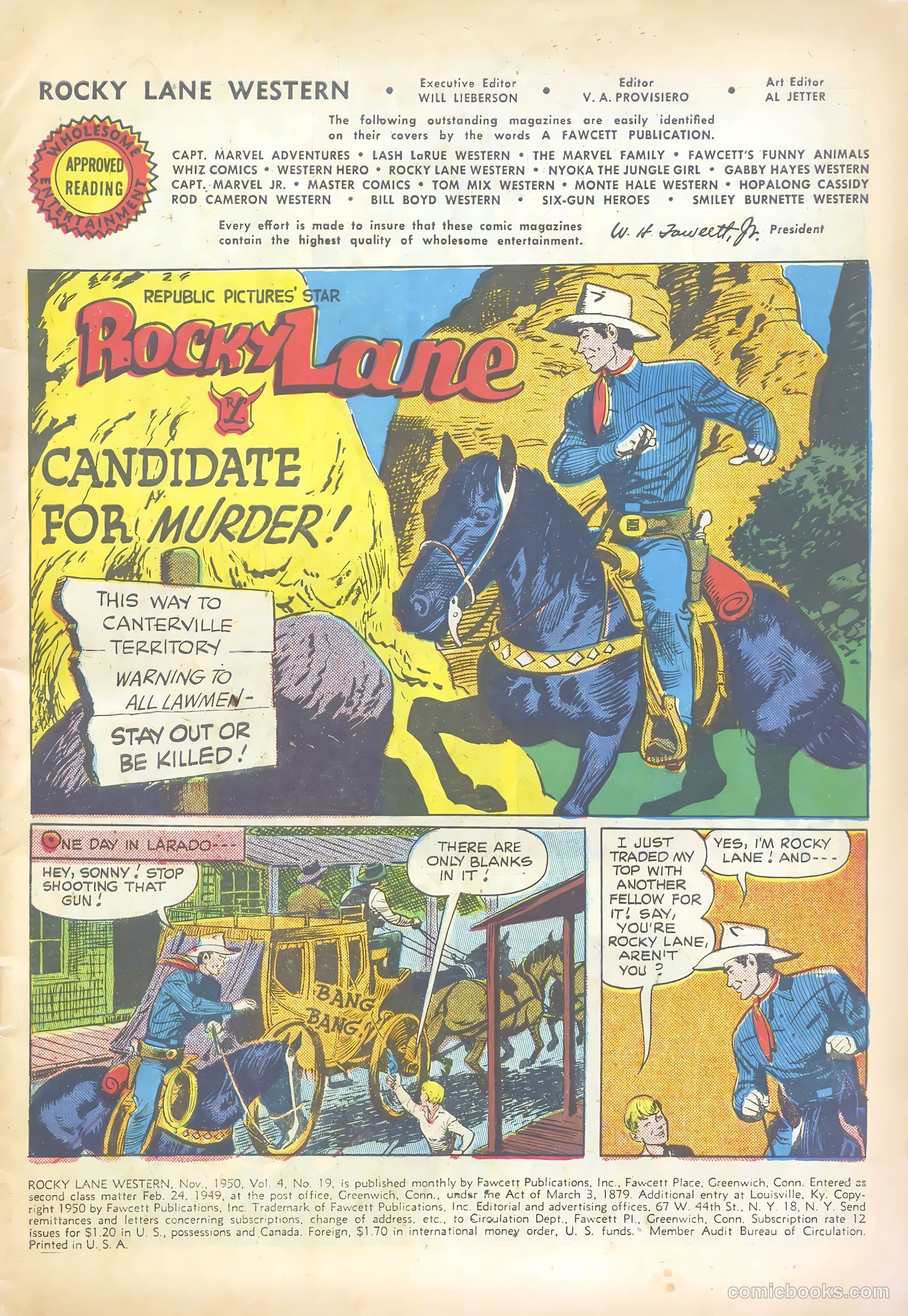 Rocky Lane Western #19 — page 3 of 52