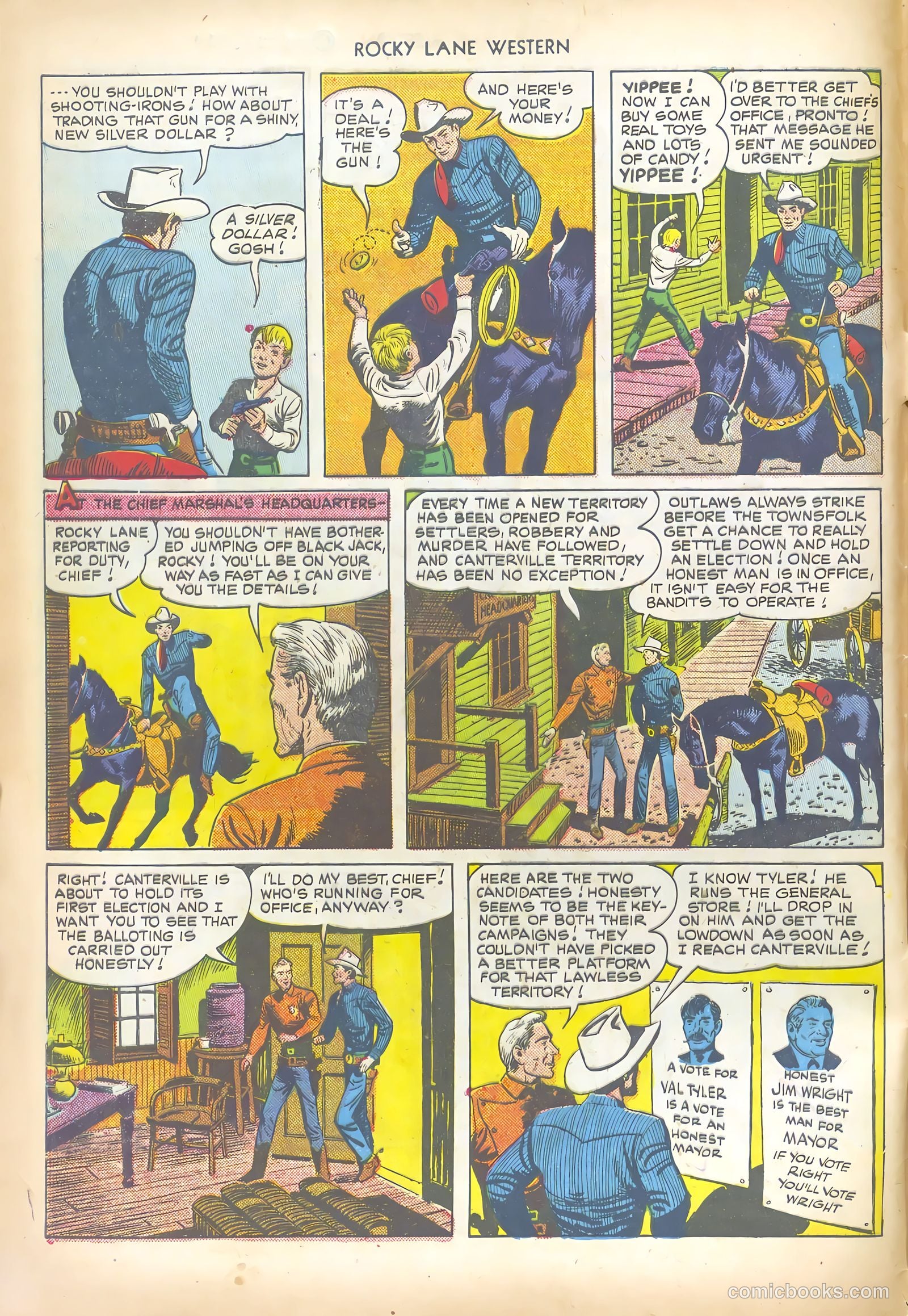 Rocky Lane Western #19 — page 4 of 52