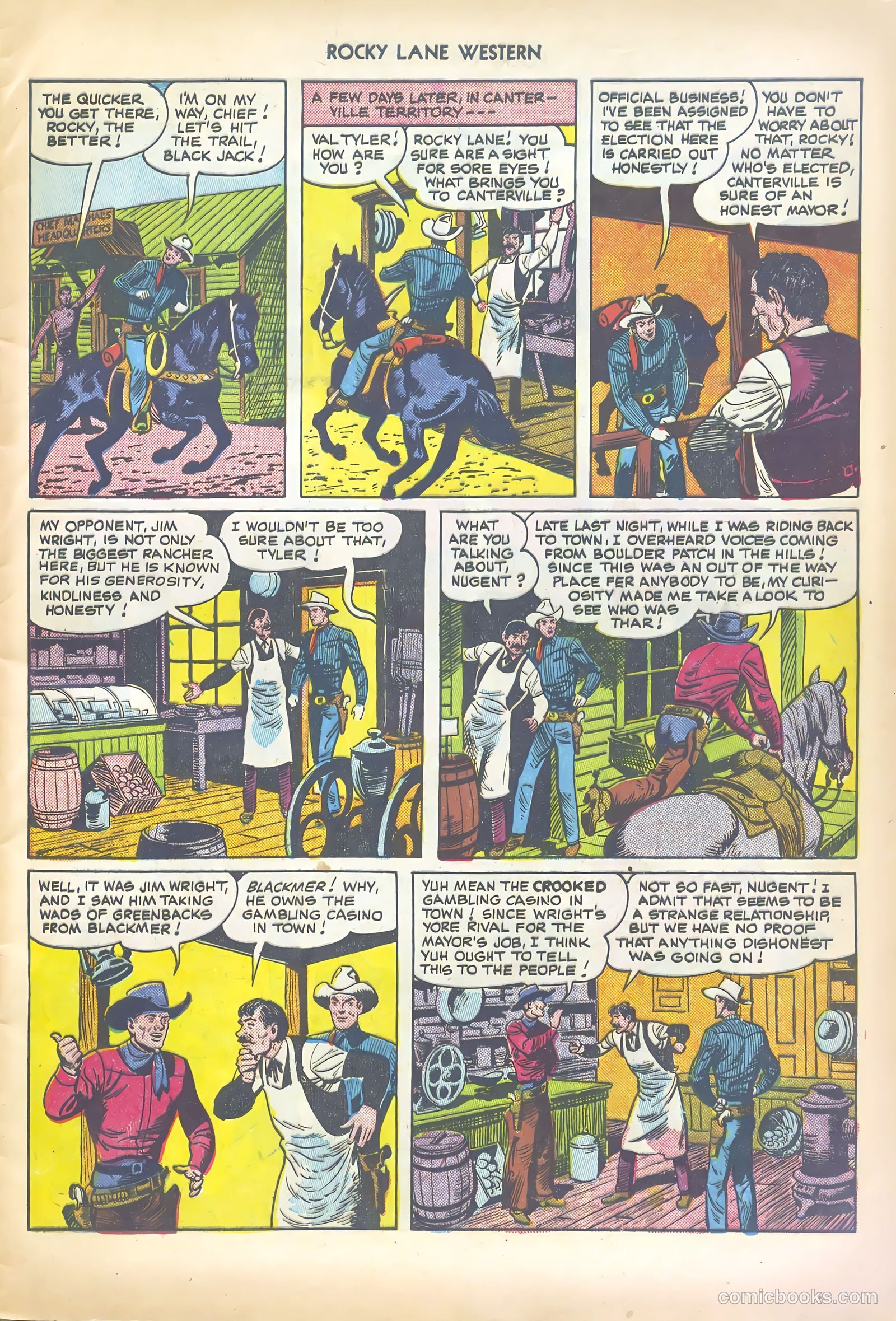 Rocky Lane Western #19 — page 5 of 52