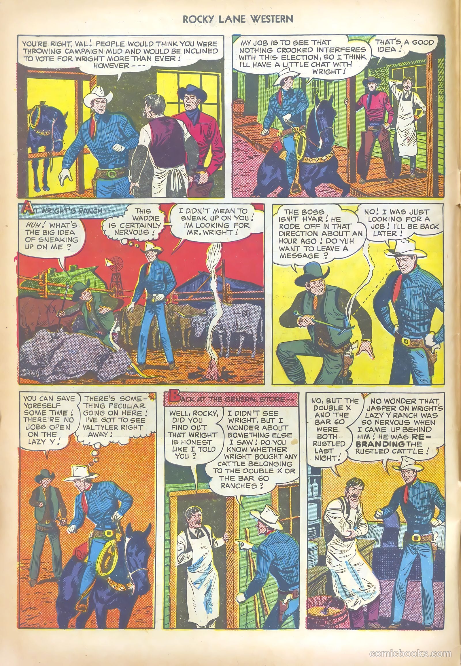 Rocky Lane Western #19 — page 6 of 52
