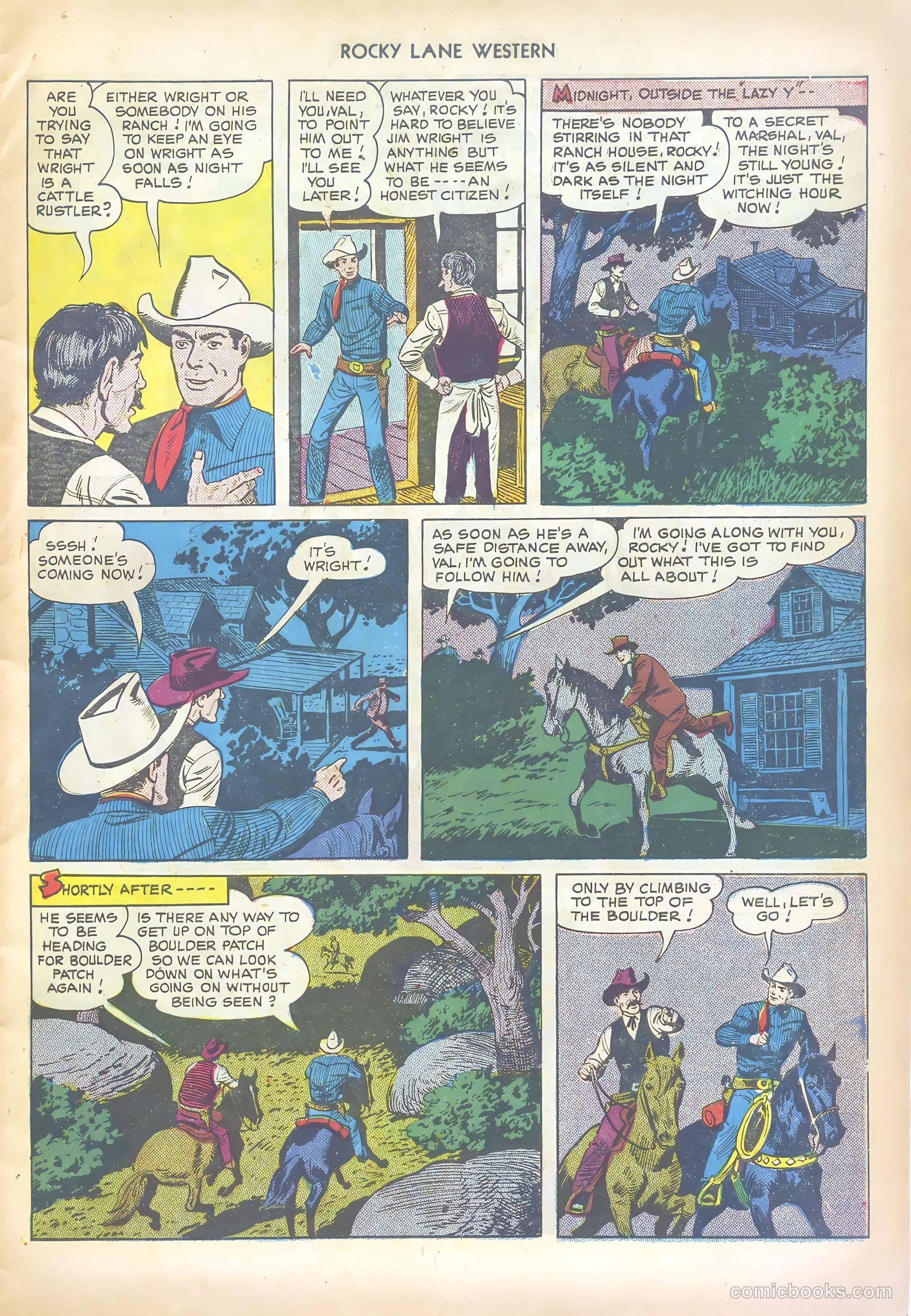 Rocky Lane Western #19 — page 7 of 52