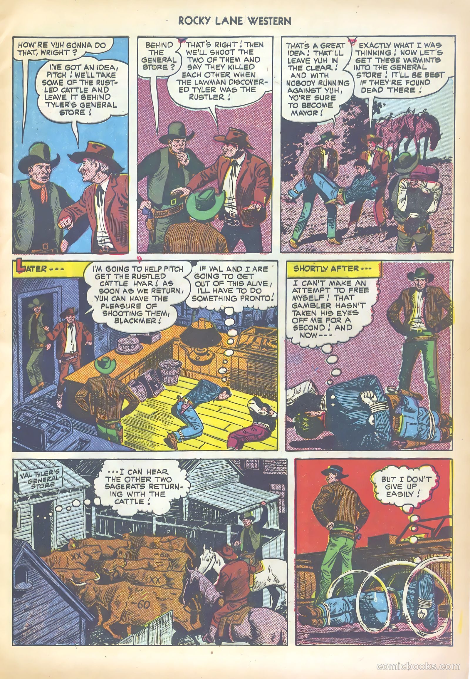 Rocky Lane Western #19 — page 9 of 52