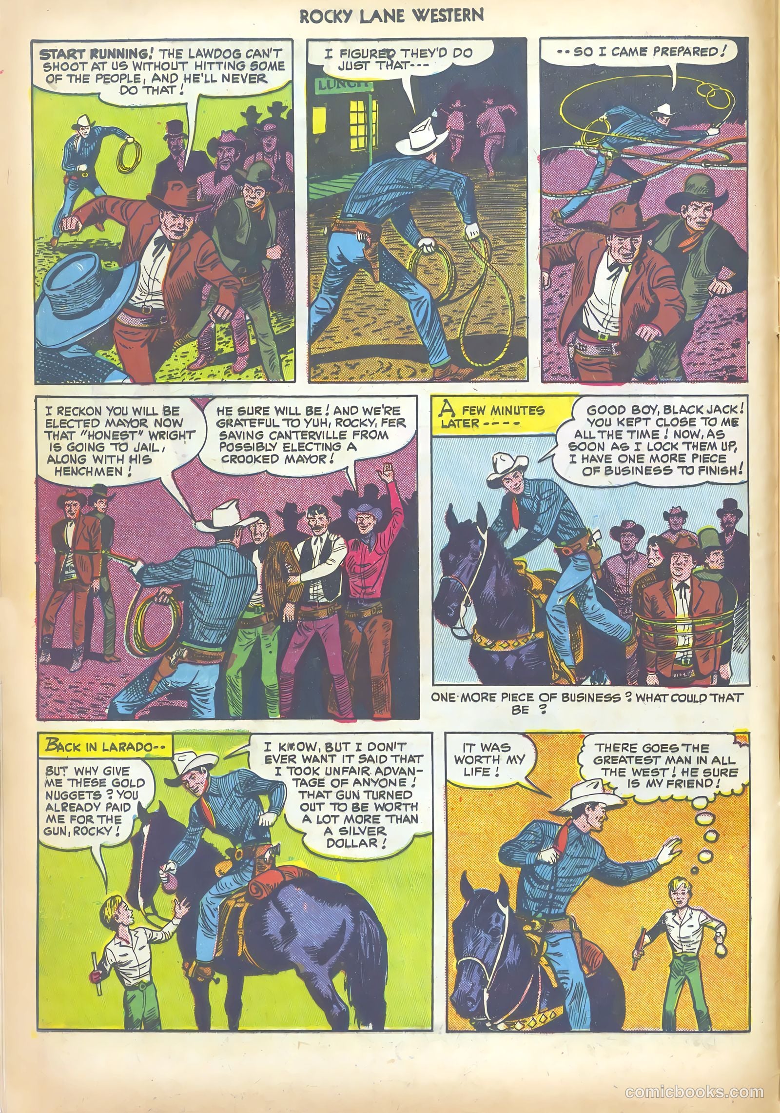 Rocky Lane Western #19 — page 12 of 52