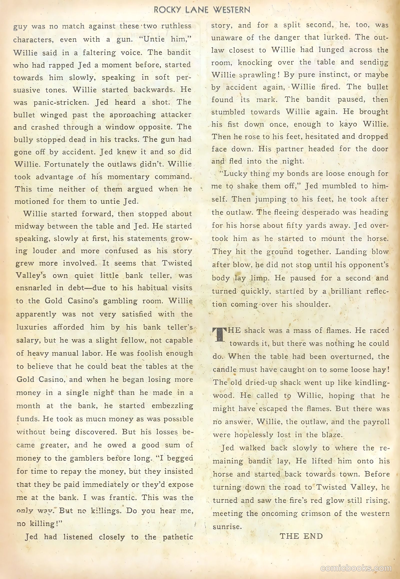 Rocky Lane Western #19 — page 14 of 52