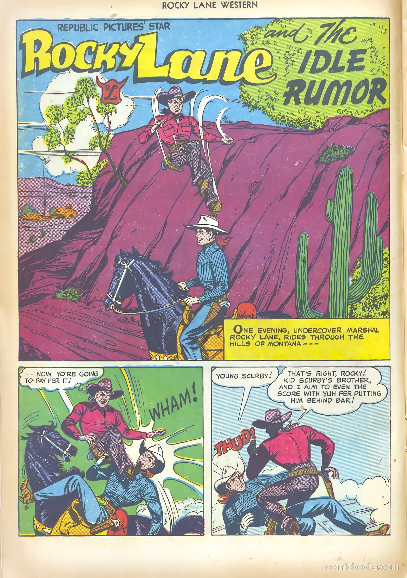 Rocky Lane Western #19 — page 16 of 52
