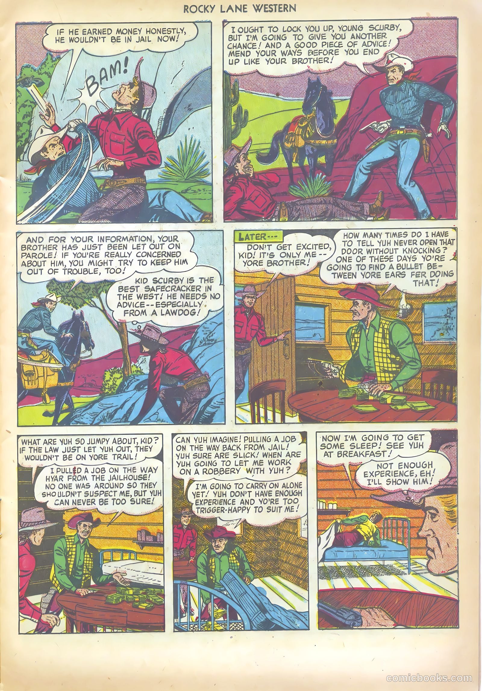 Rocky Lane Western #19 — page 17 of 52