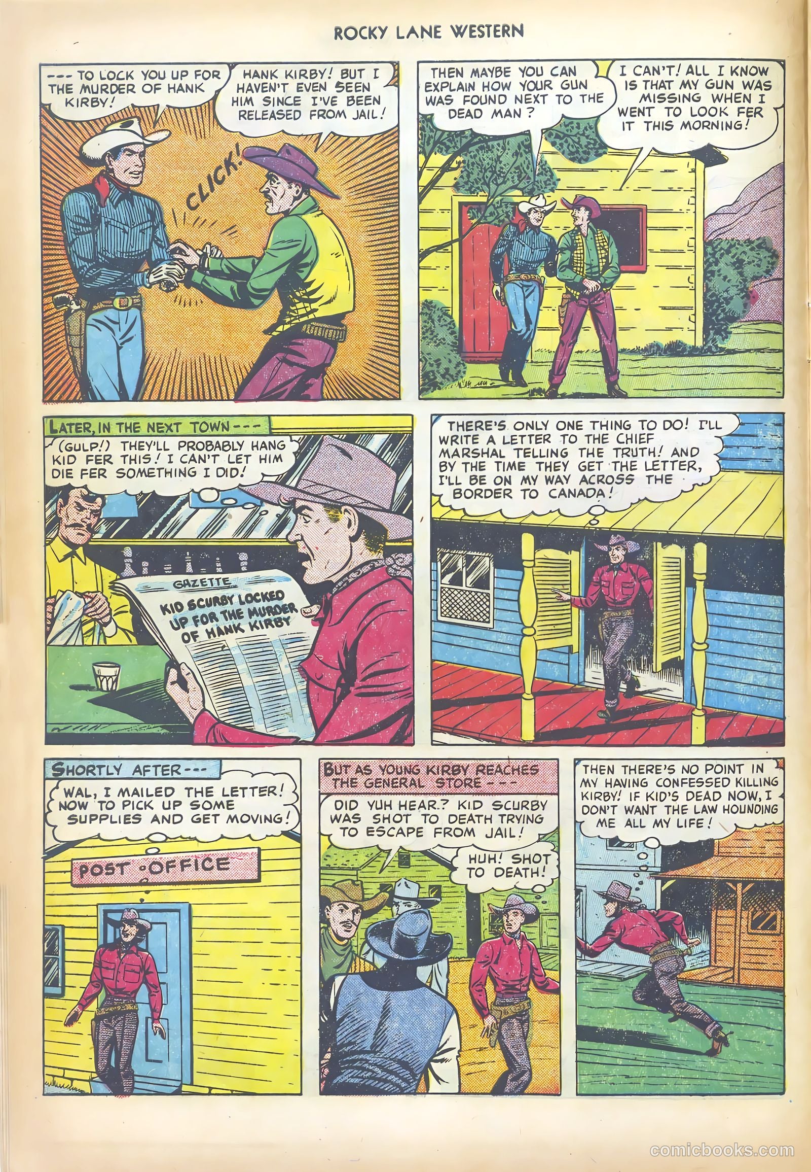 Rocky Lane Western #19 — page 20 of 52