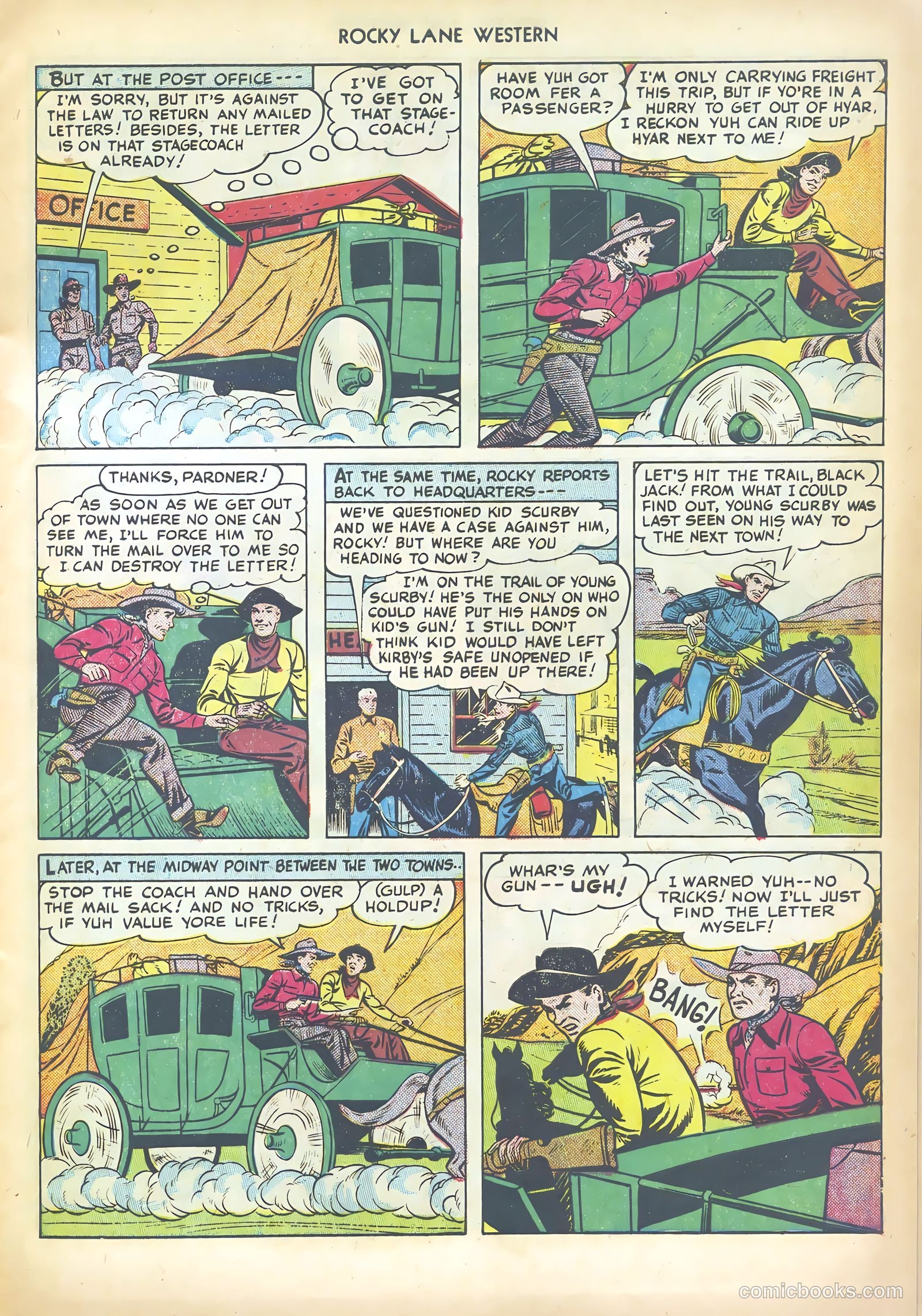 Rocky Lane Western #19 — page 21 of 52