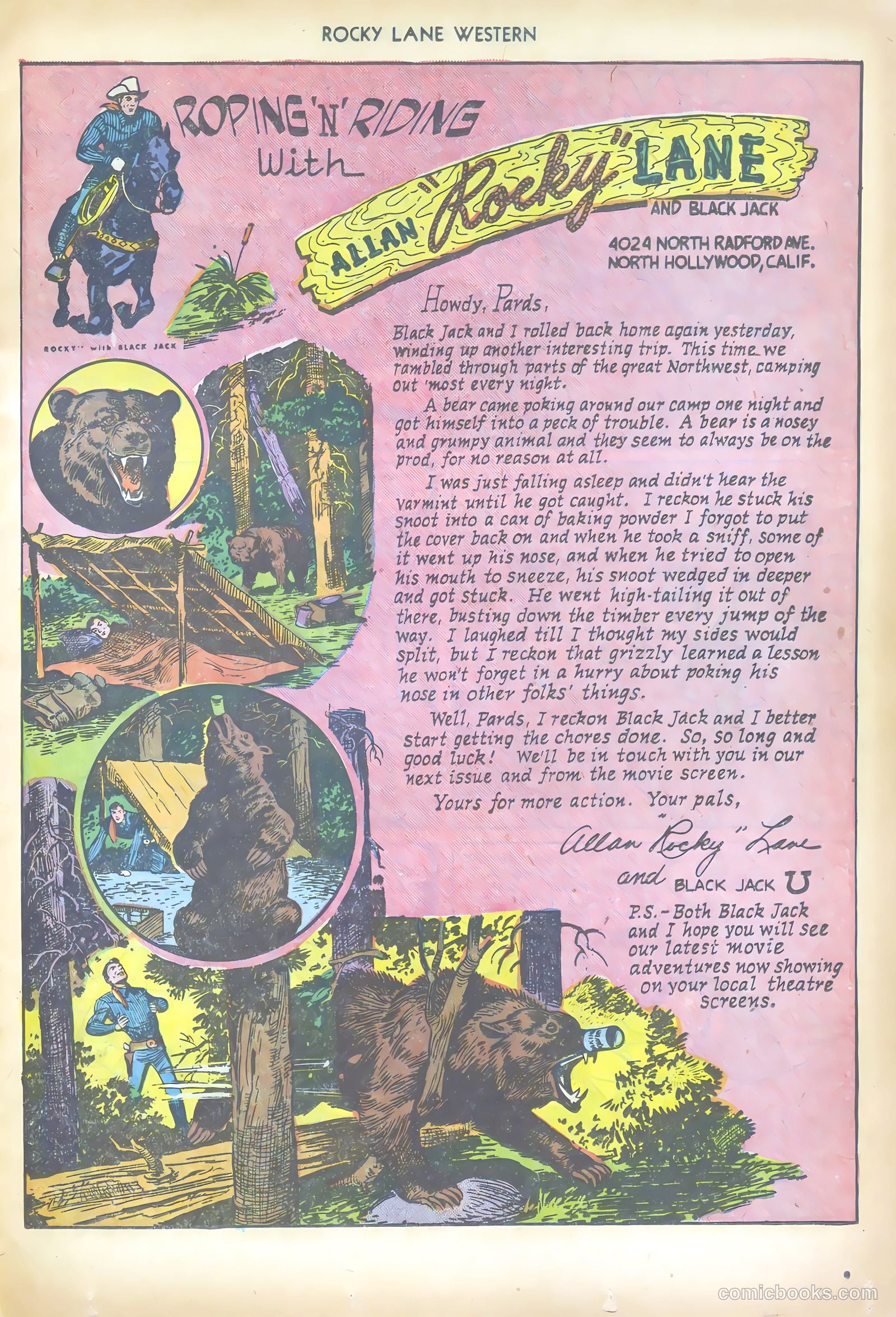 Rocky Lane Western #19 — page 23 of 52