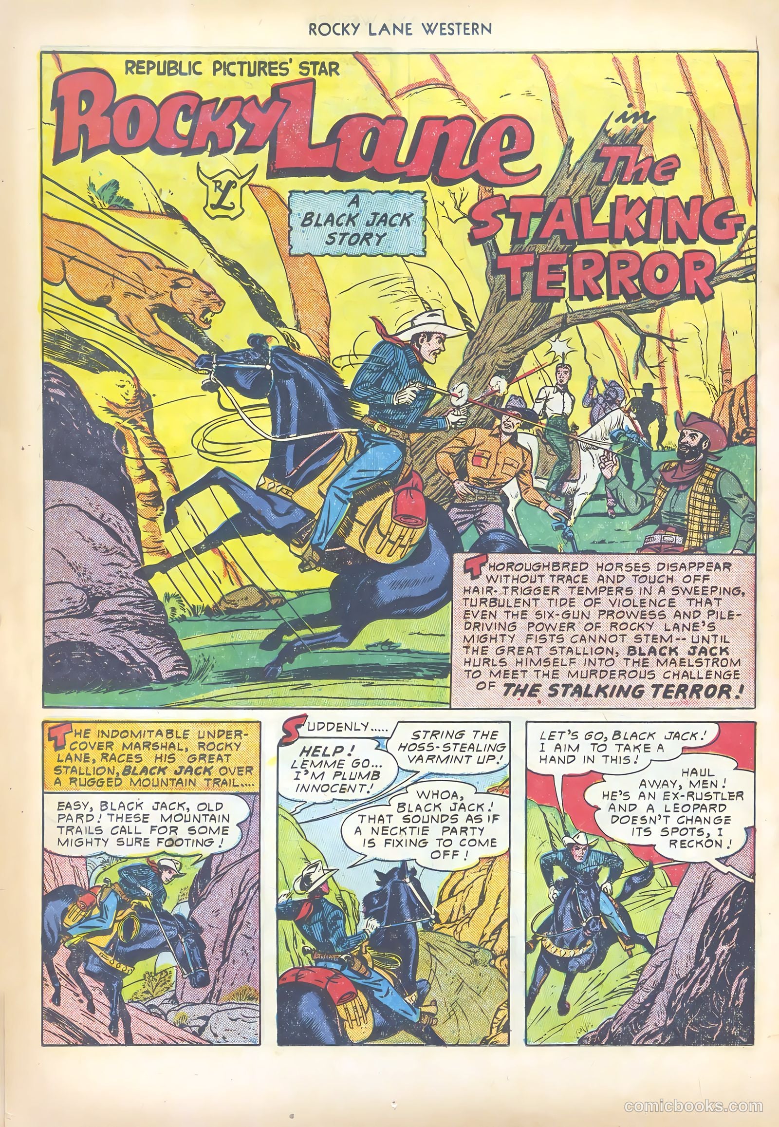 Rocky Lane Western #19 — page 28 of 52
