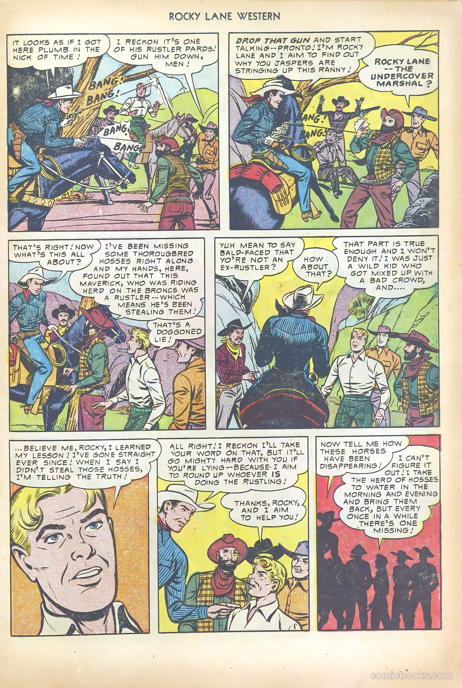 Rocky Lane Western #19 — page 29 of 52