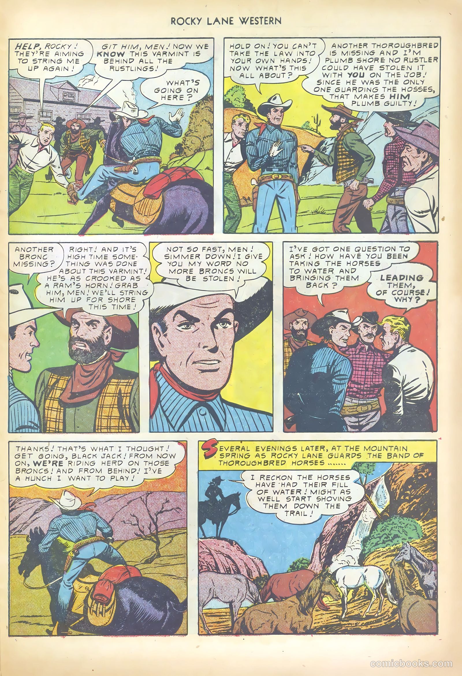Rocky Lane Western #19 — page 31 of 52