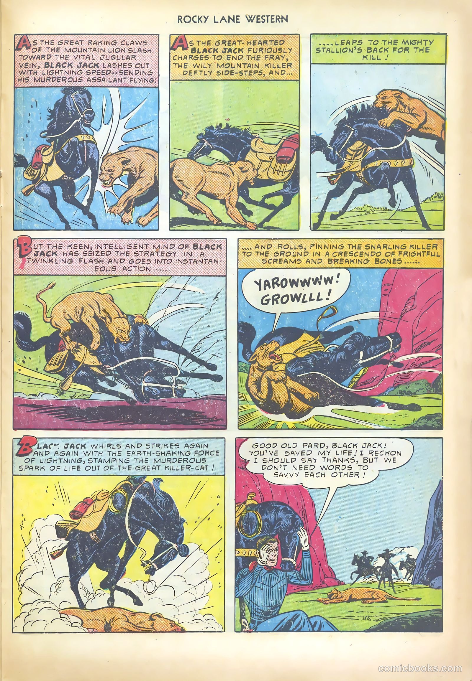 Rocky Lane Western #19 — page 33 of 52