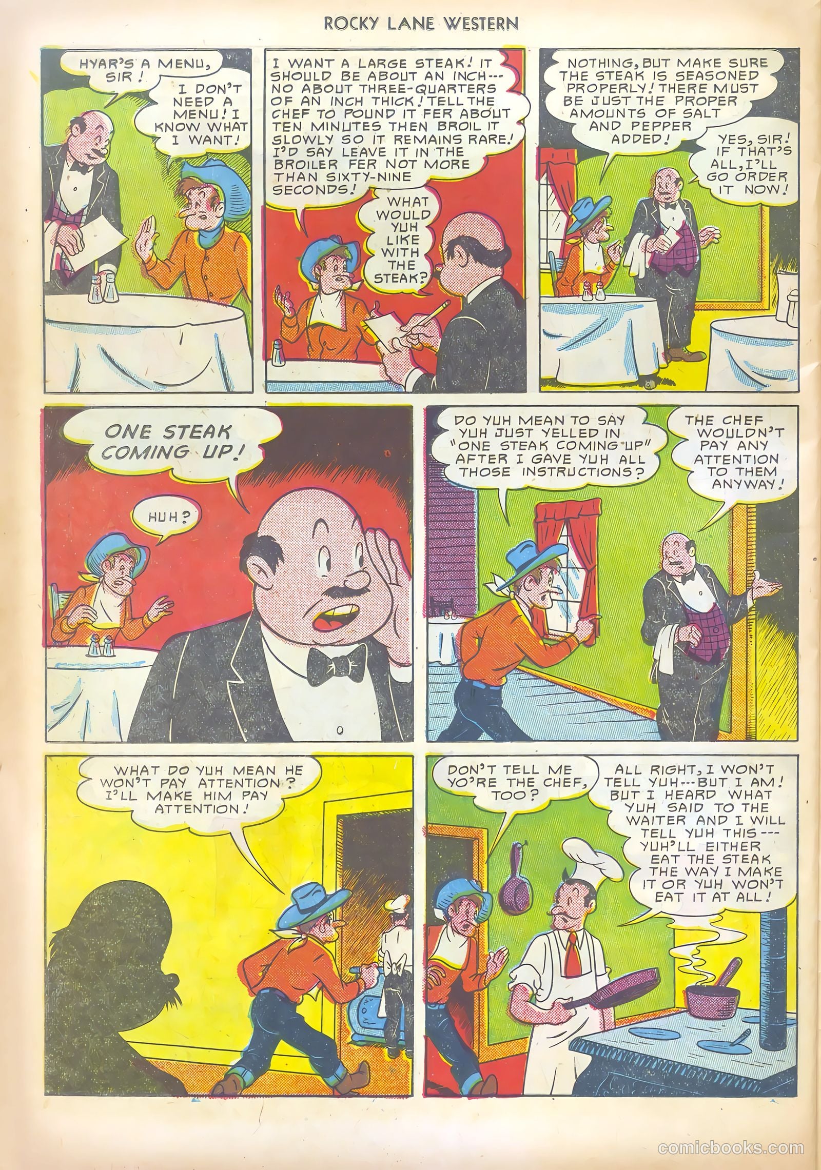 Rocky Lane Western #19 — page 38 of 52