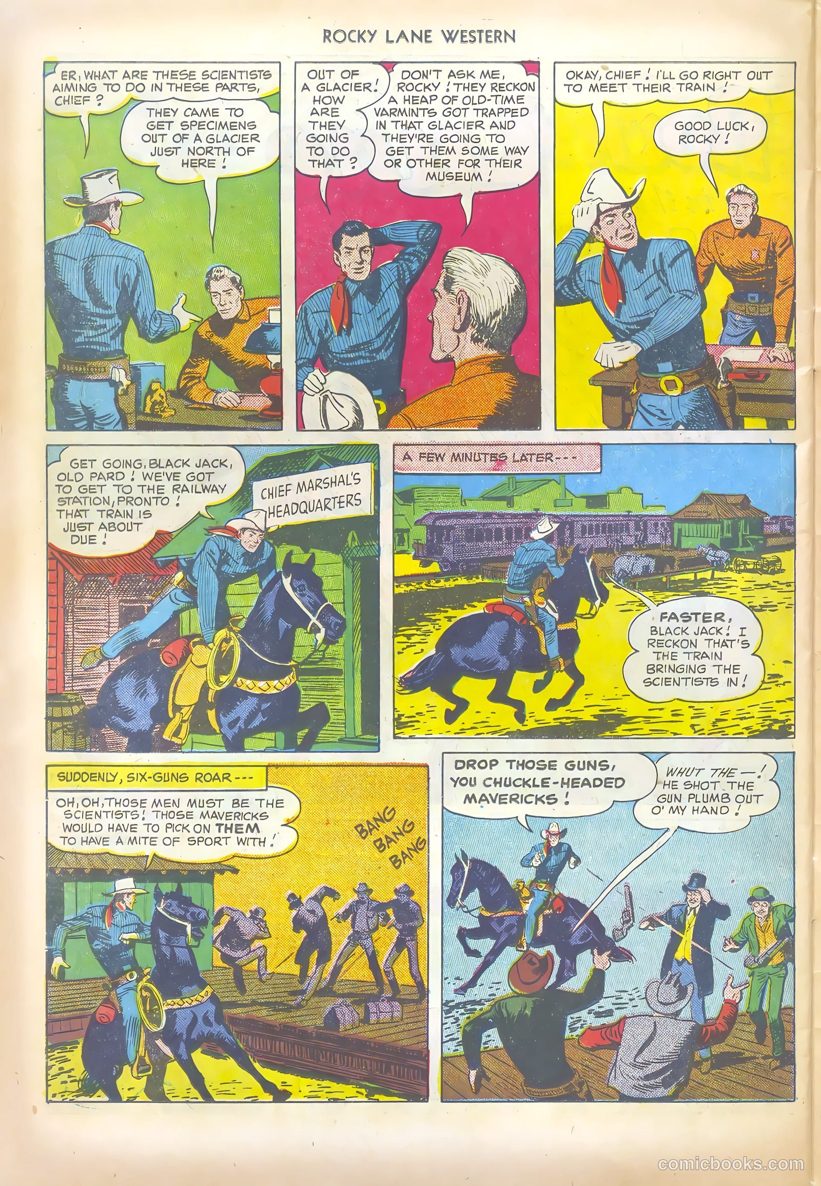 Rocky Lane Western #19 — page 43 of 52
