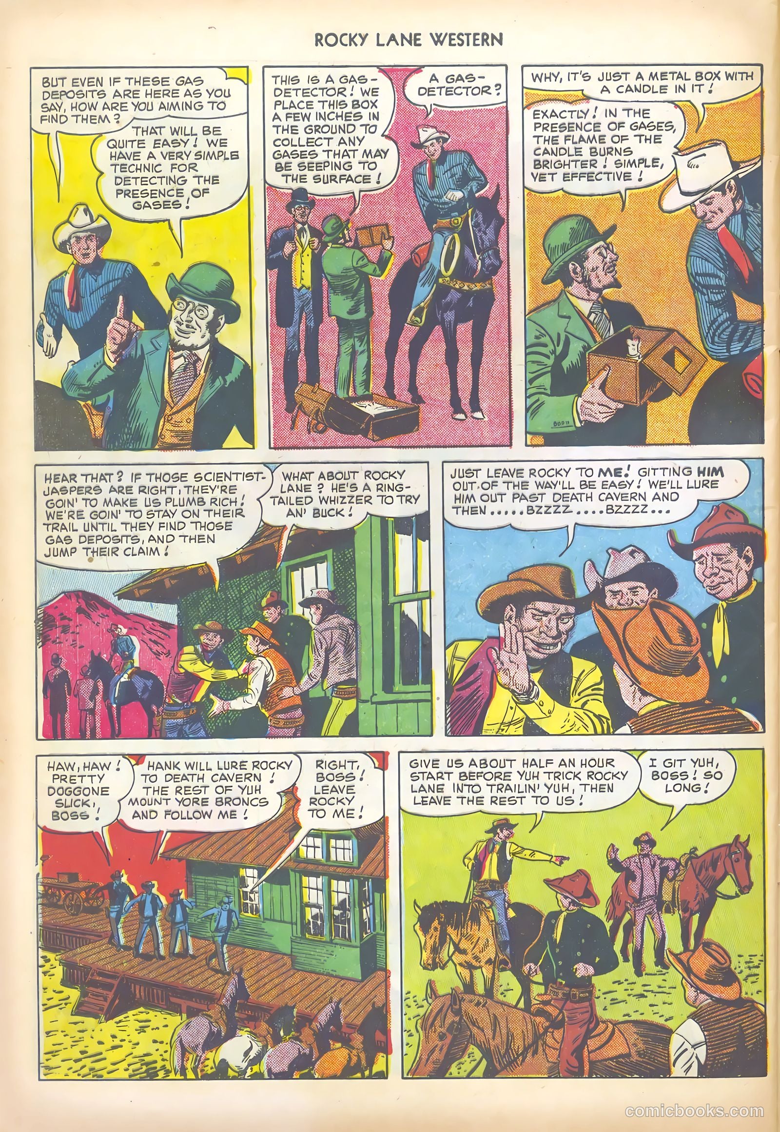 Rocky Lane Western #19 — page 44 of 52