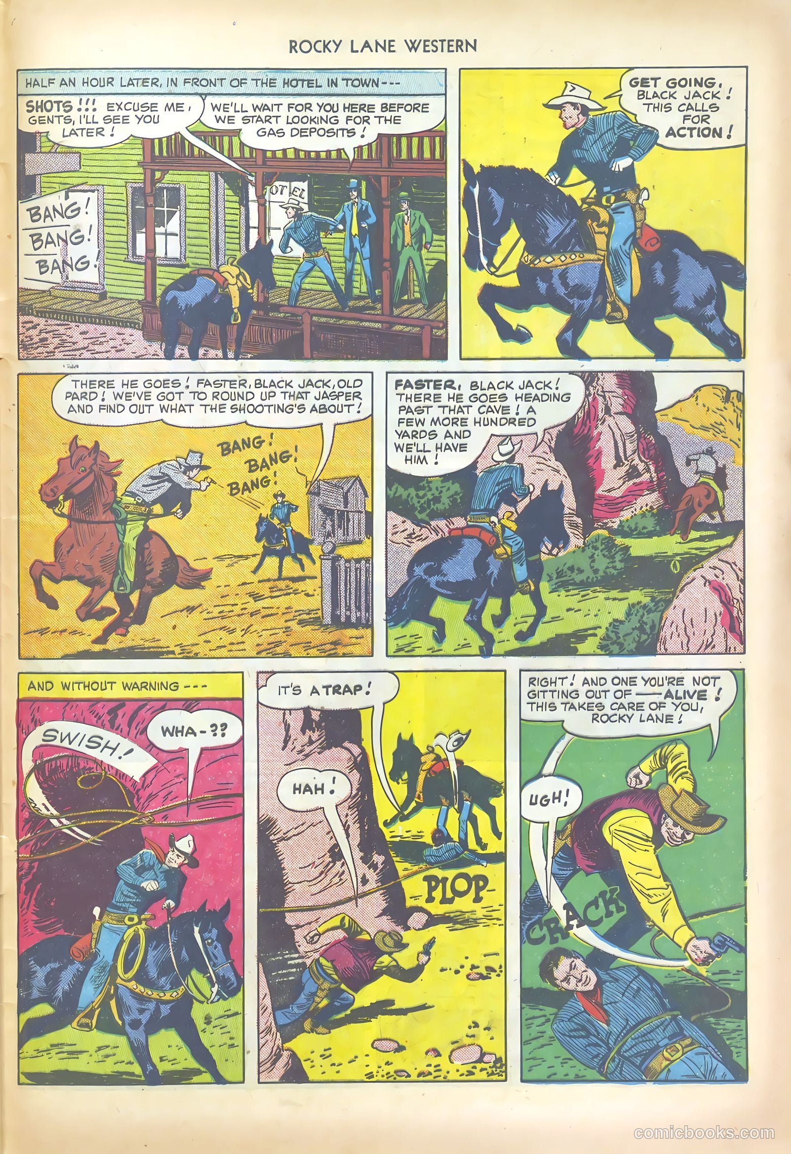 Rocky Lane Western #19 — page 45 of 52