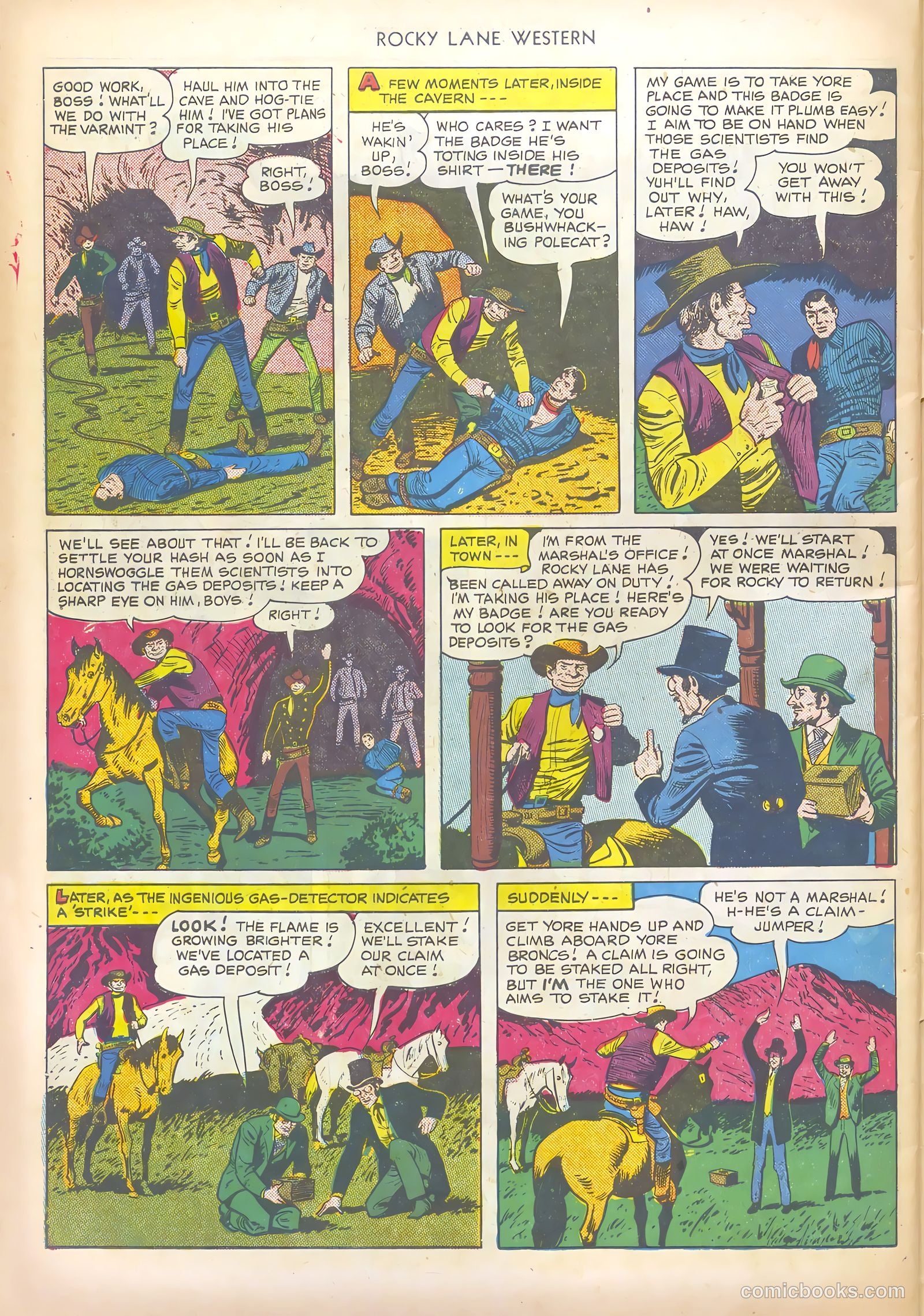 Rocky Lane Western #19 — page 46 of 52