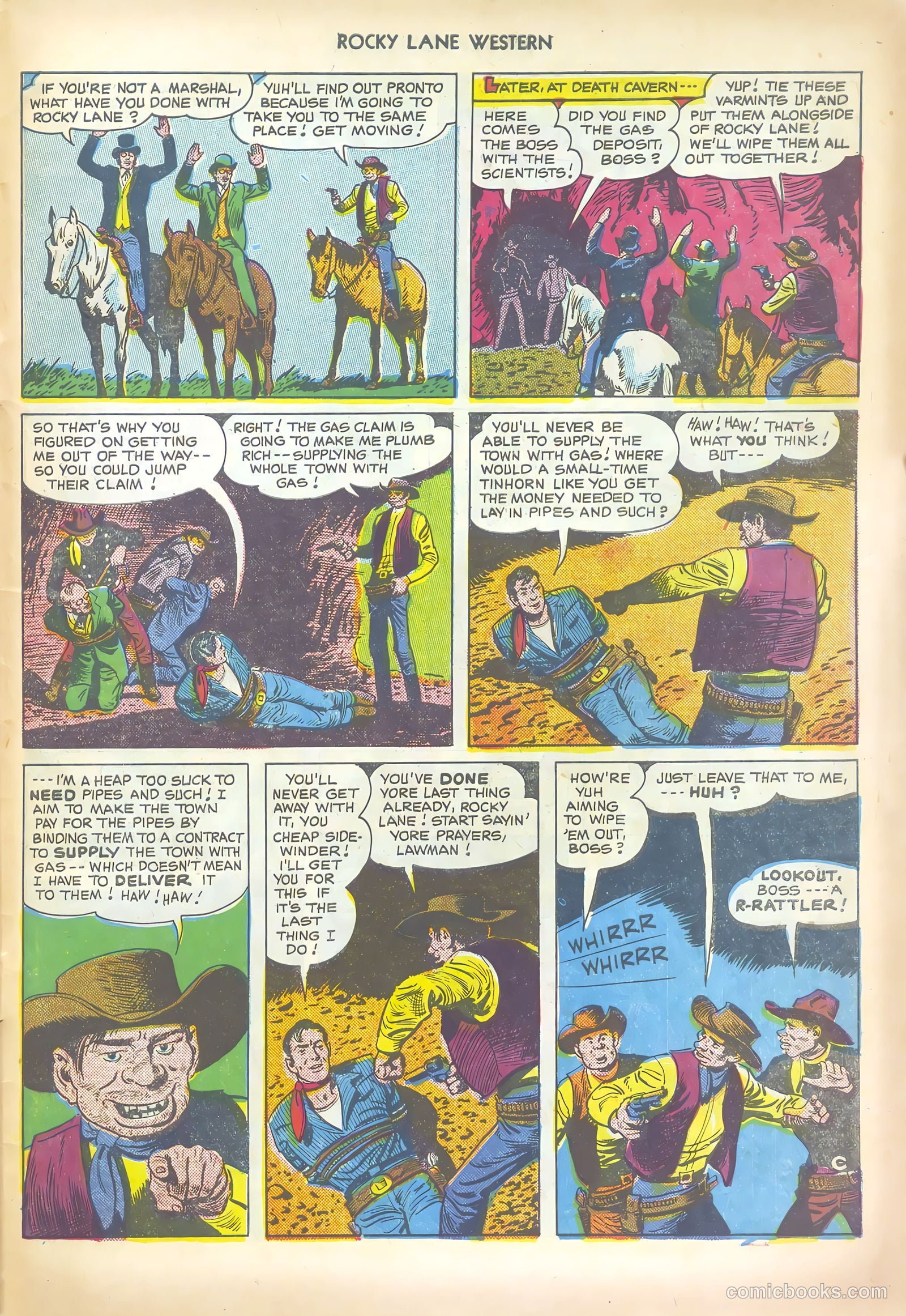 Rocky Lane Western #19 — page 47 of 52