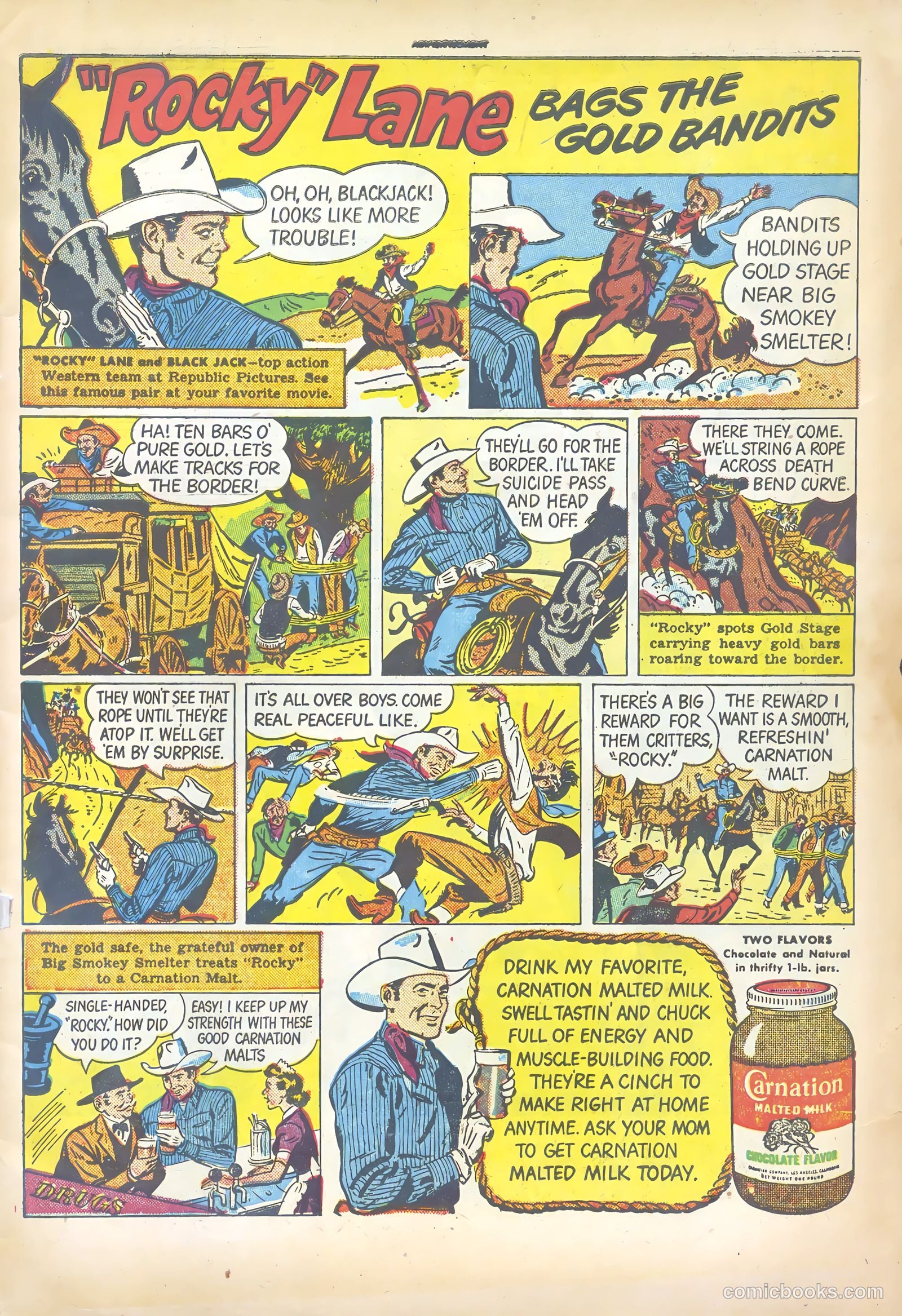 Rocky Lane Western #20 — page 3 of 52